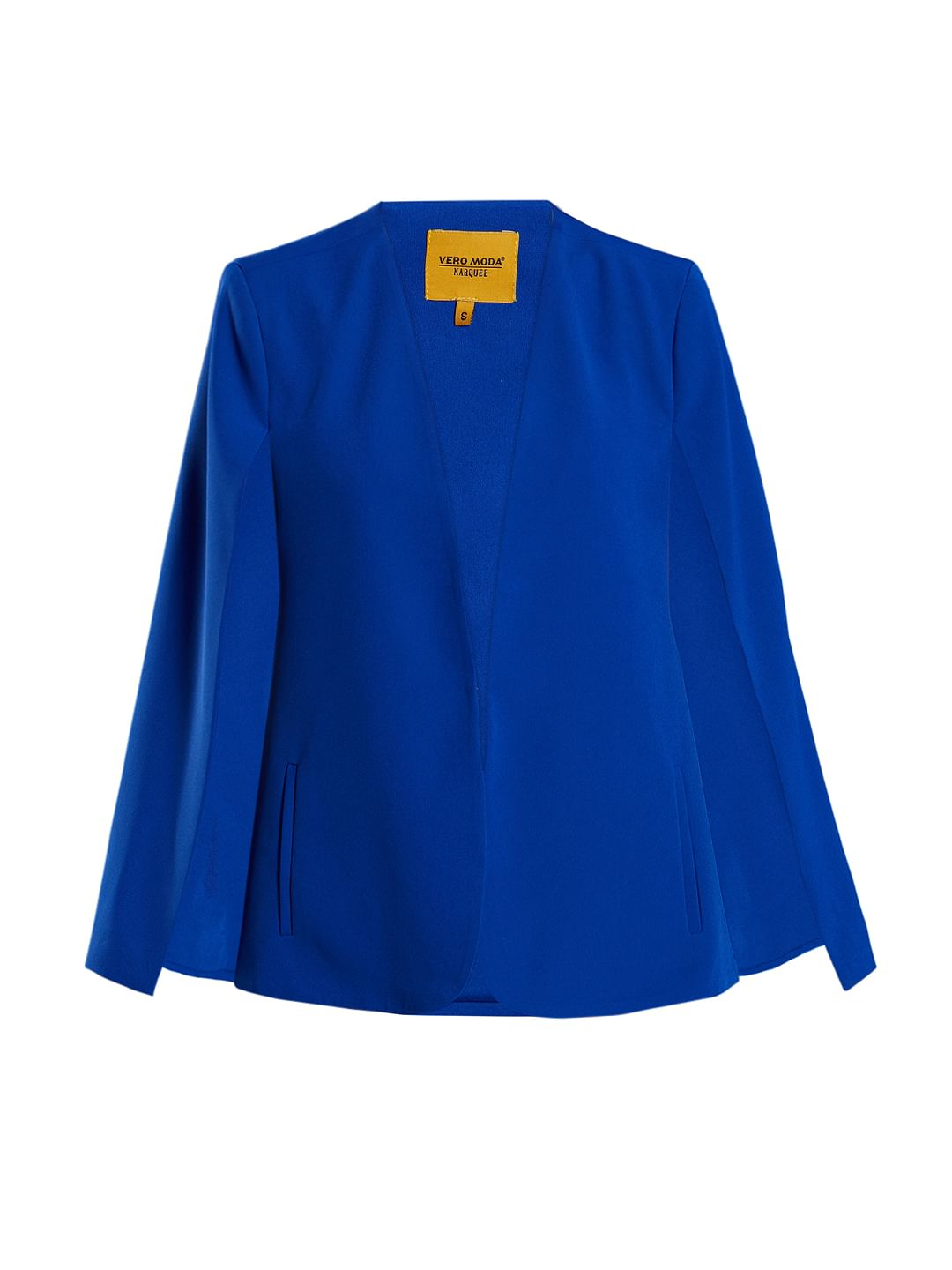 Marquee Blue Co-Ord Set Cape Blazer