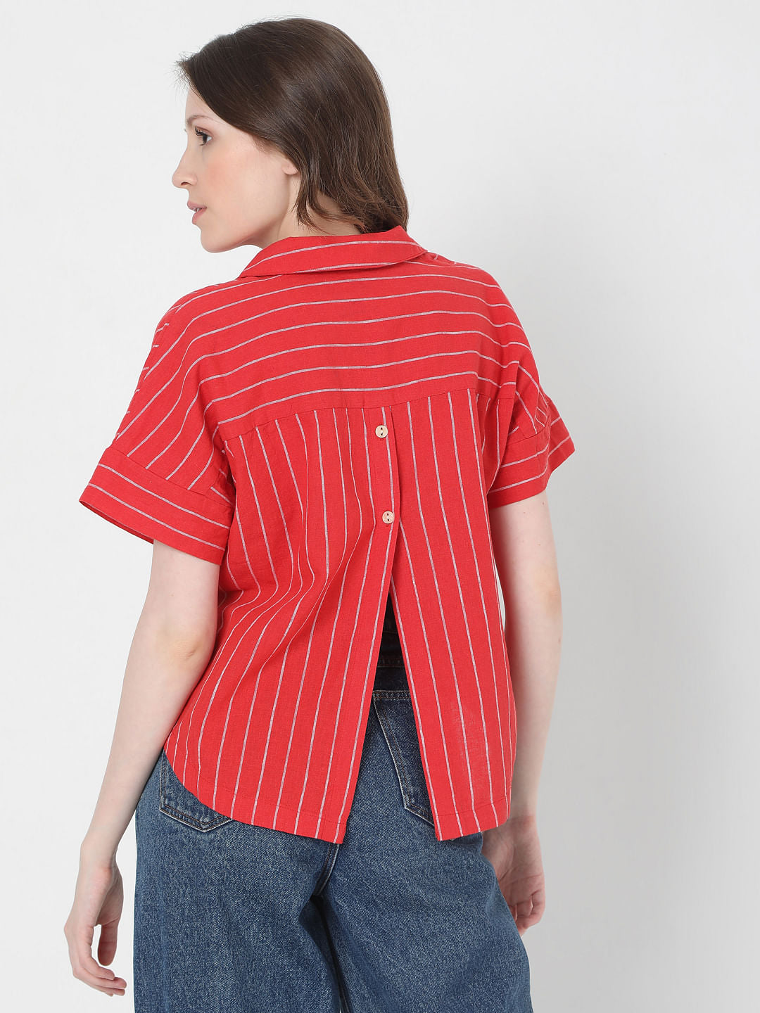 Red Striped Top