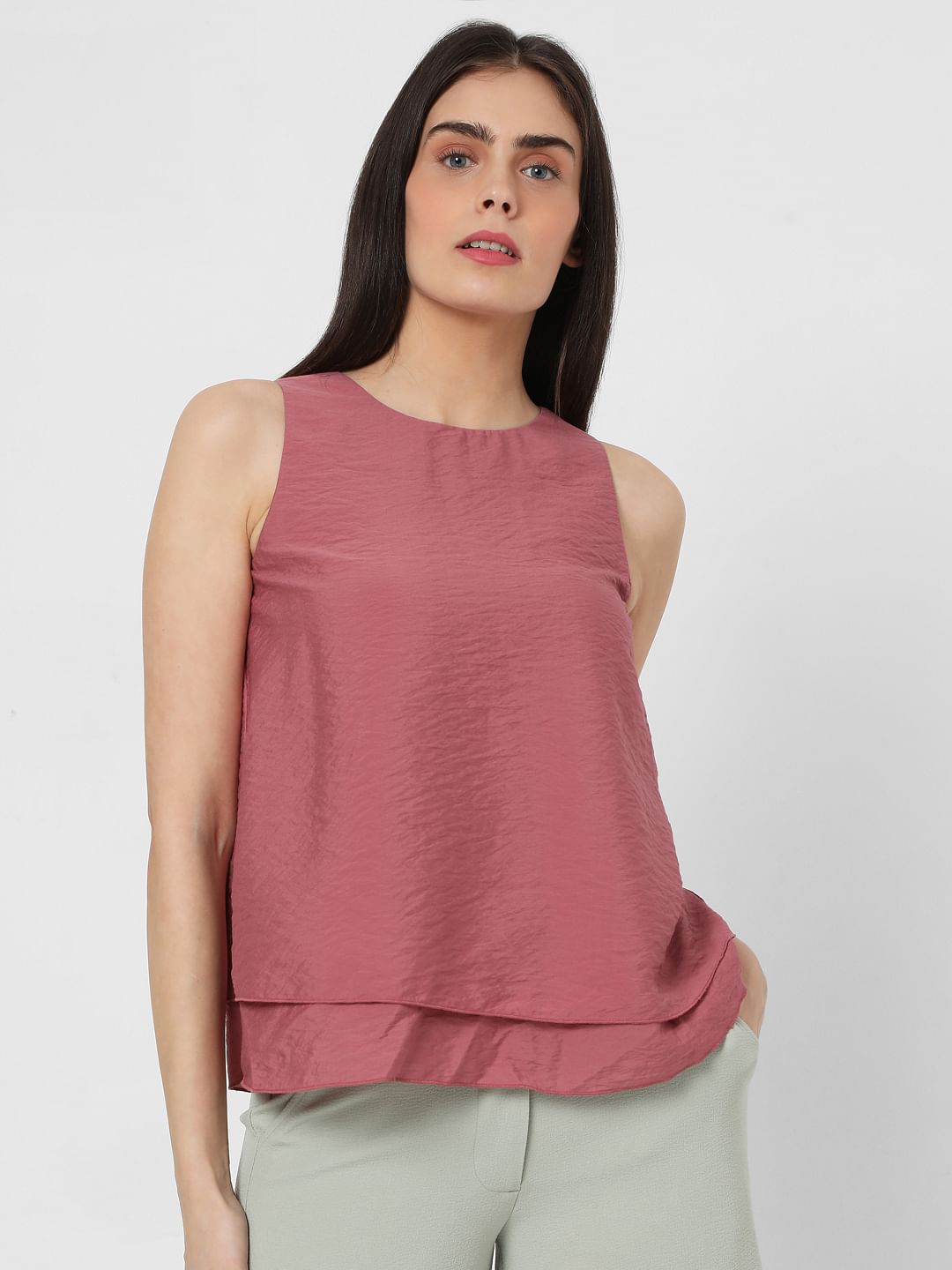 Pink Layered Top