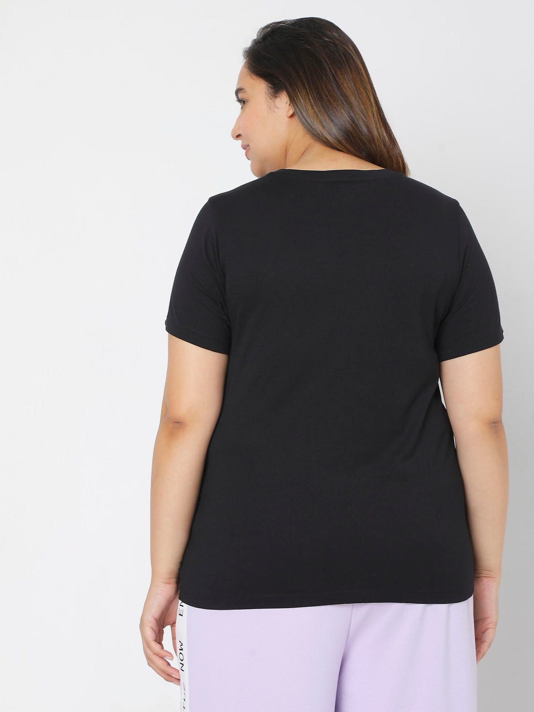 Curve Black 90'S Print T-Shirt