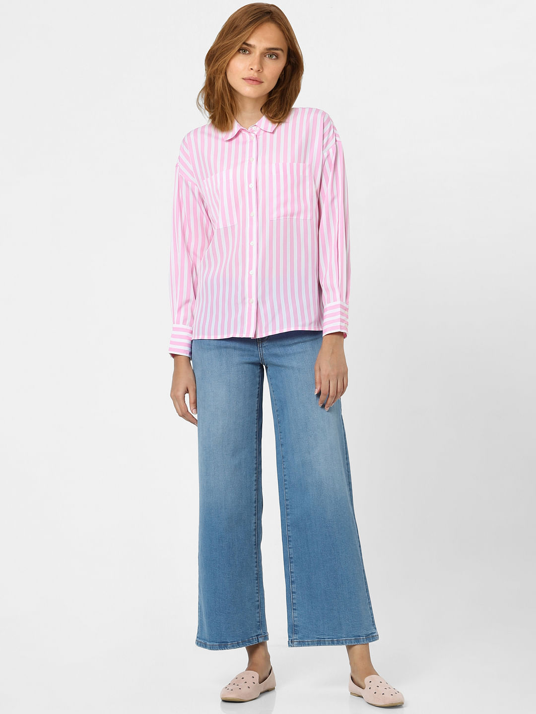Pink Striped Shirt