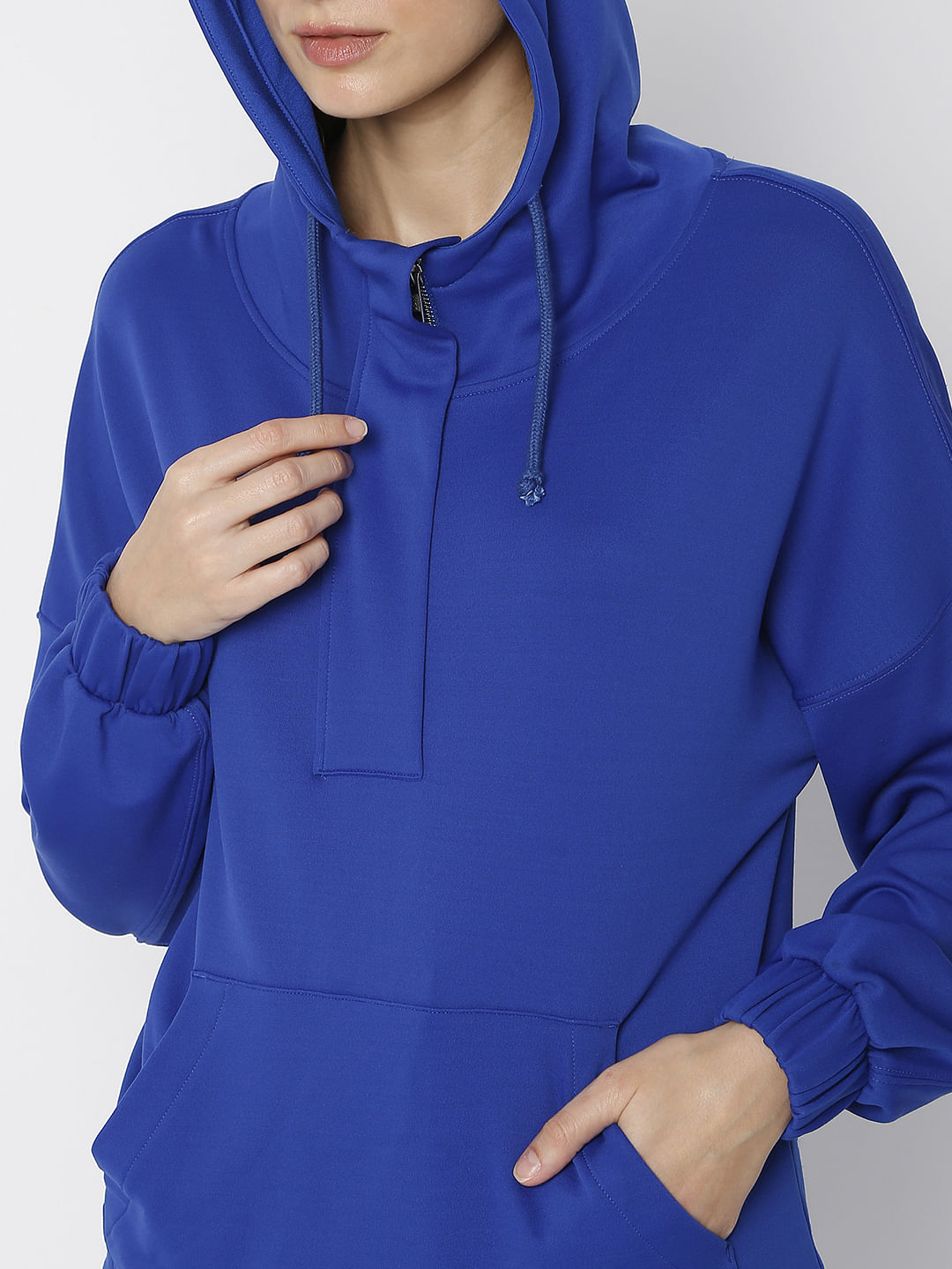 Blue Hooded Co-Ord Set Sweatshirt