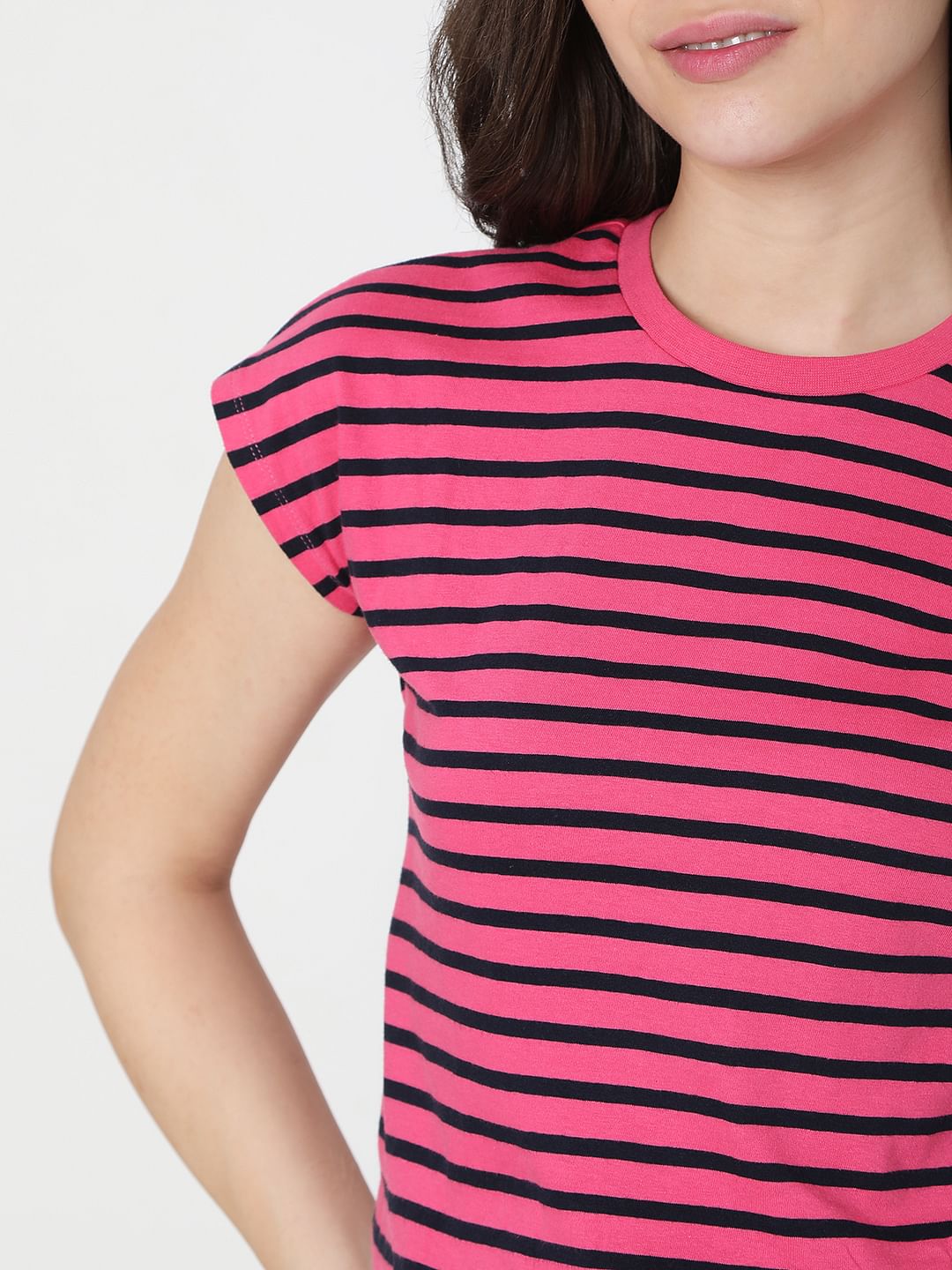 Pink Striped T-Shirt