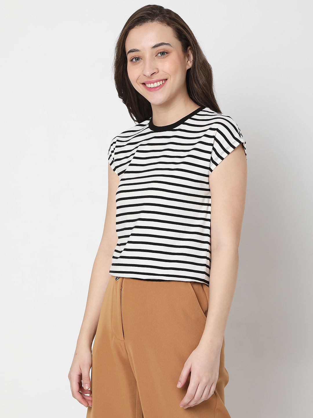 White Striped T-Shirt