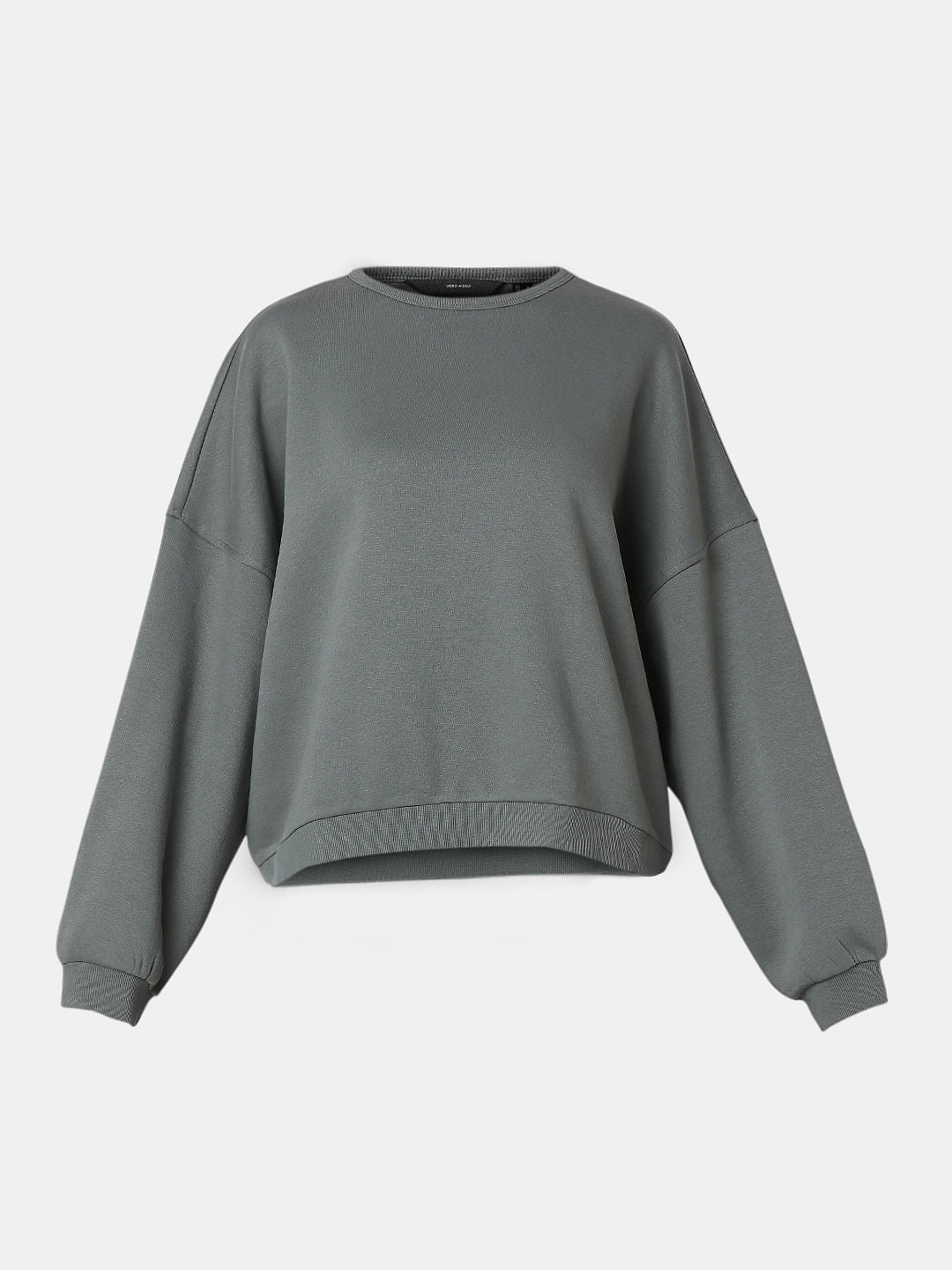 Green Relaxed Sweatshirt