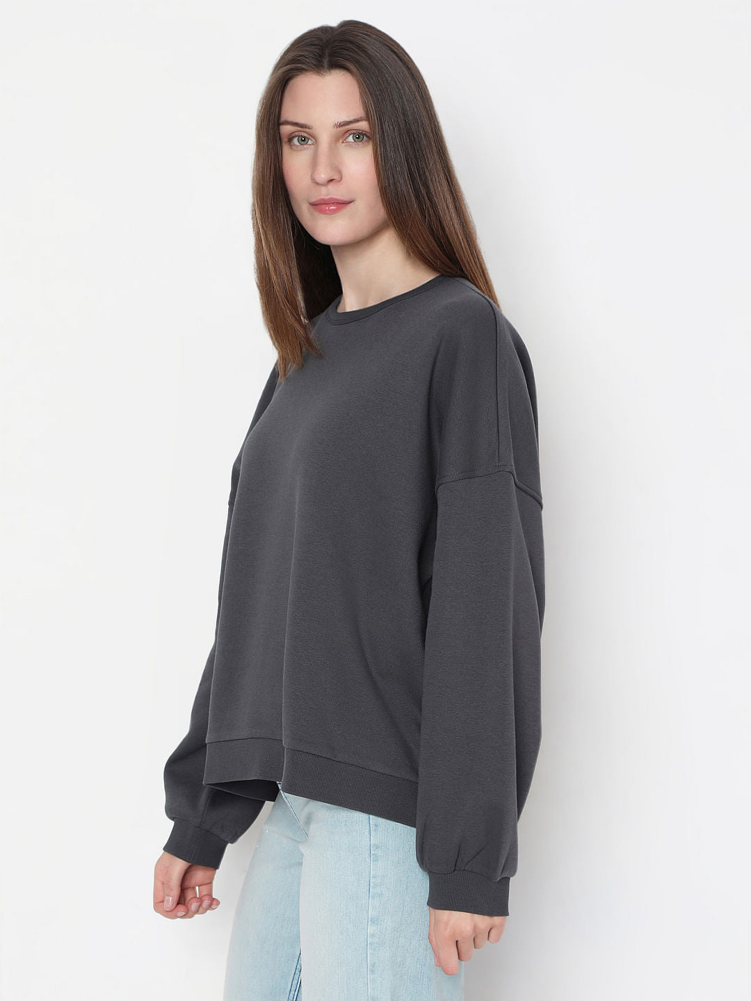 Grey Relaxed Sweatshirt