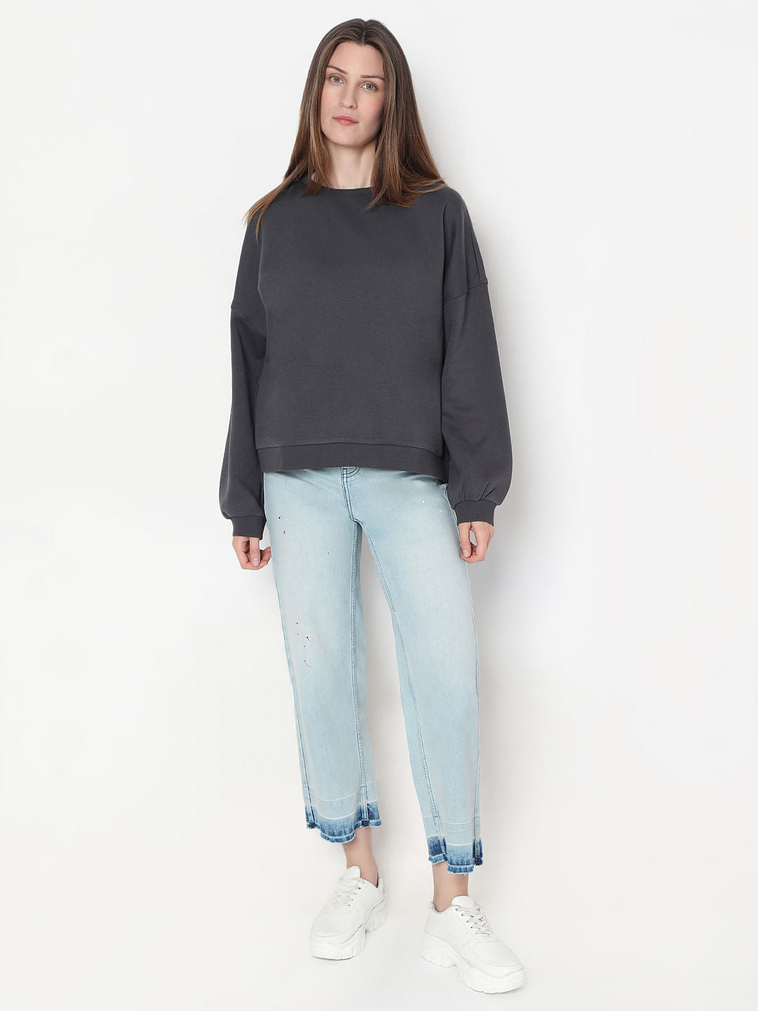 Grey Relaxed Sweatshirt