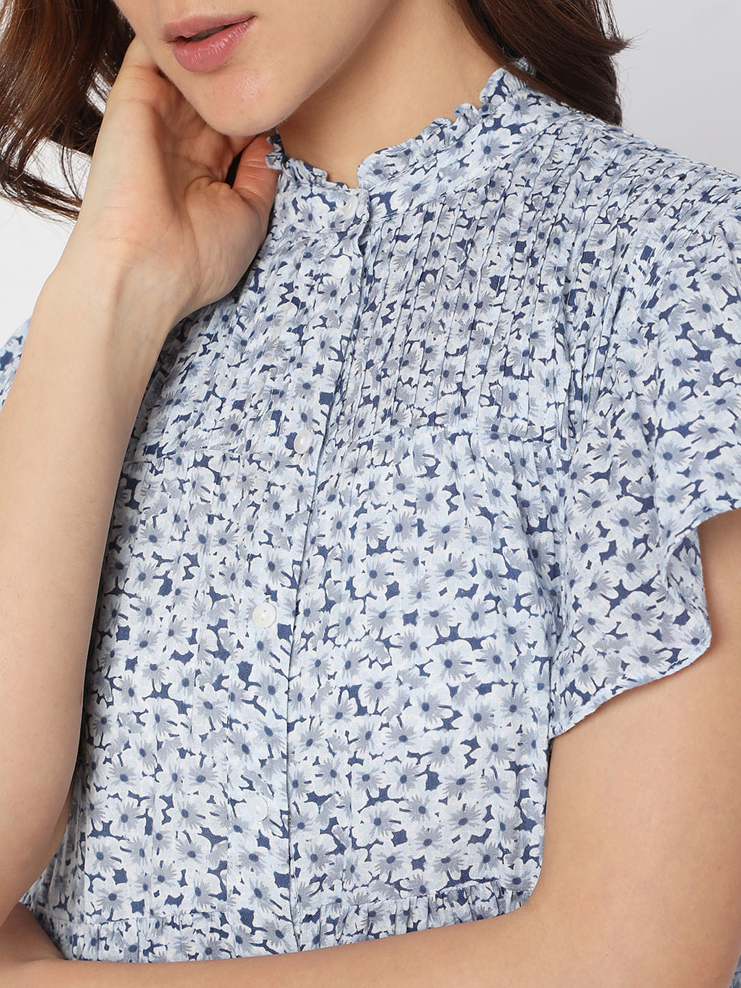 White Floral Shift Dress