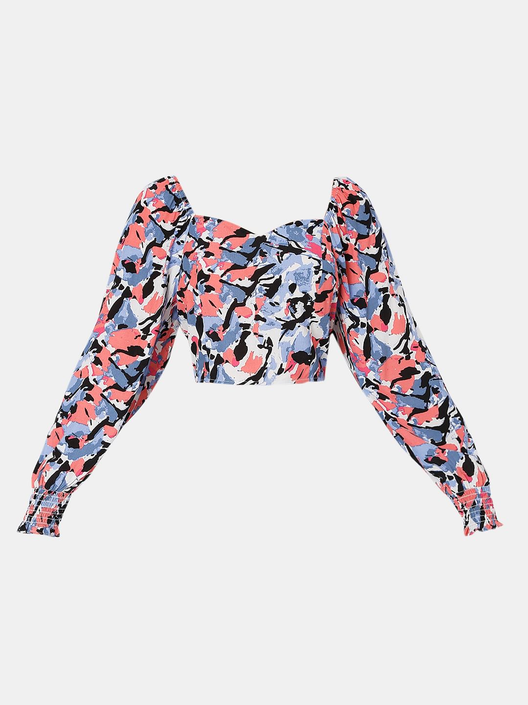 Multi-Colour Crop Top