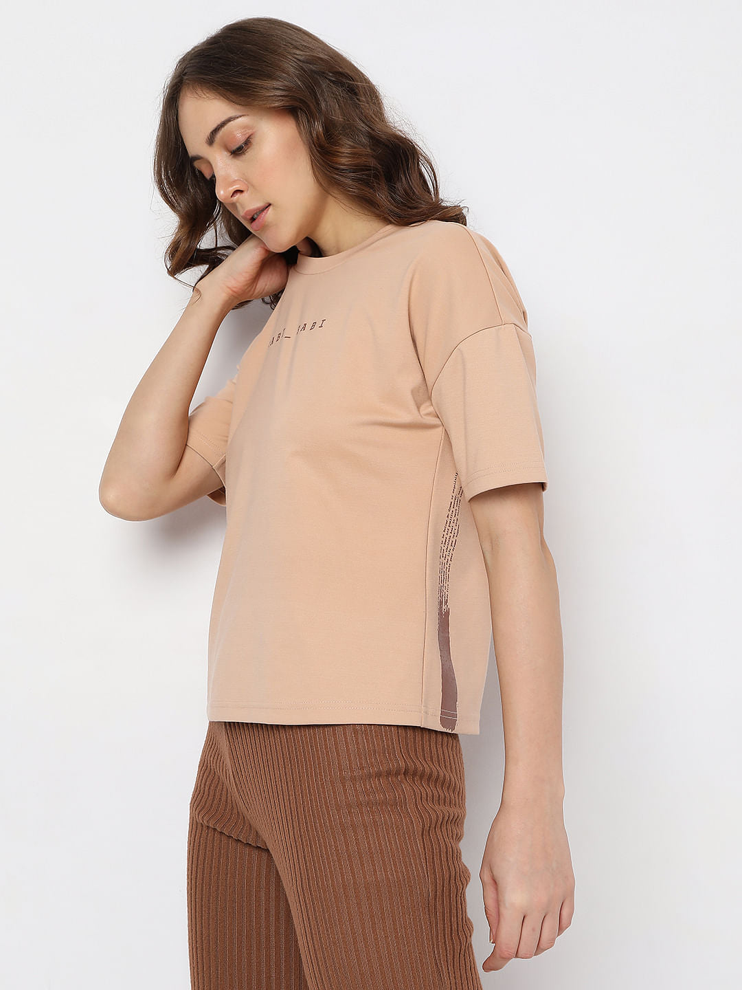 Peach Brown T-Shirt