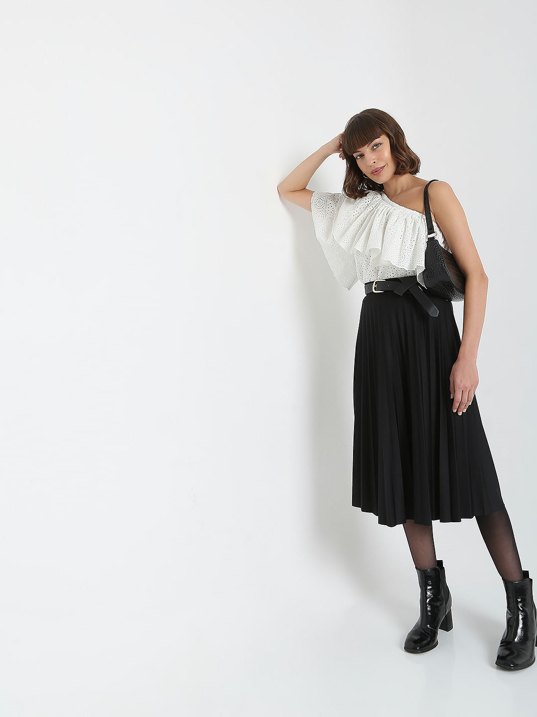 White One-Shoulder Top