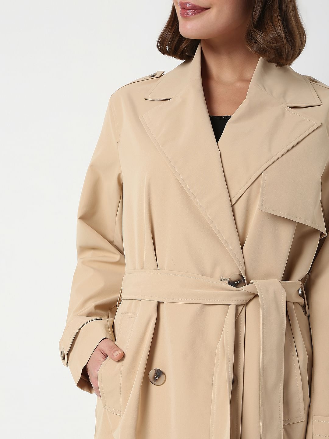 Beige Trench Coat