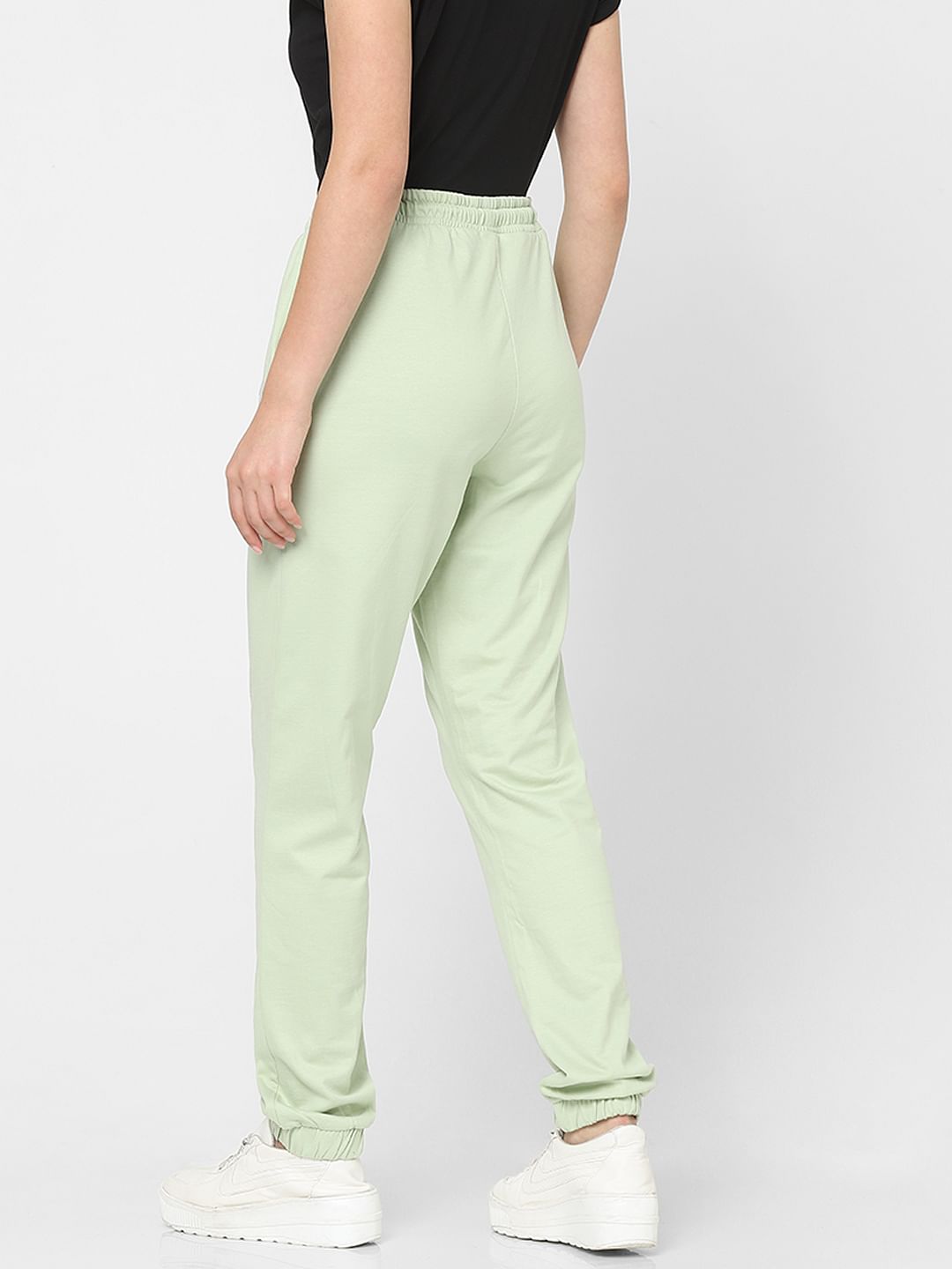 Green High Rise Co-Ord Set Joggers