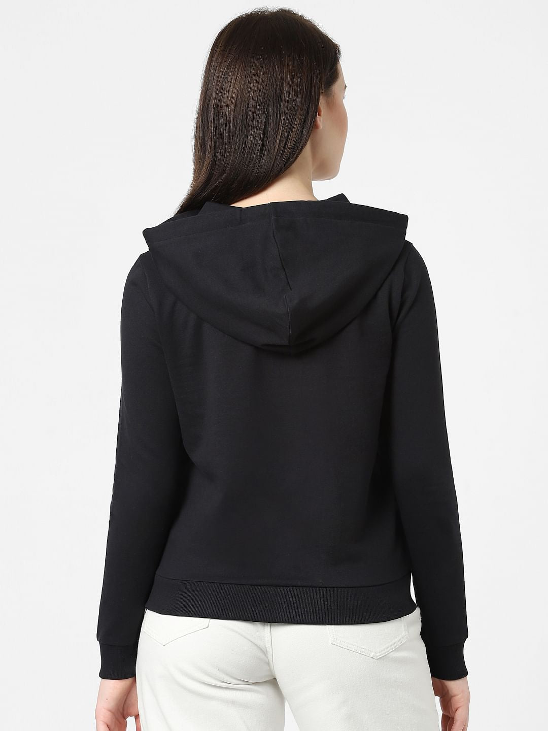 Black Graphic Print Sweatshirt