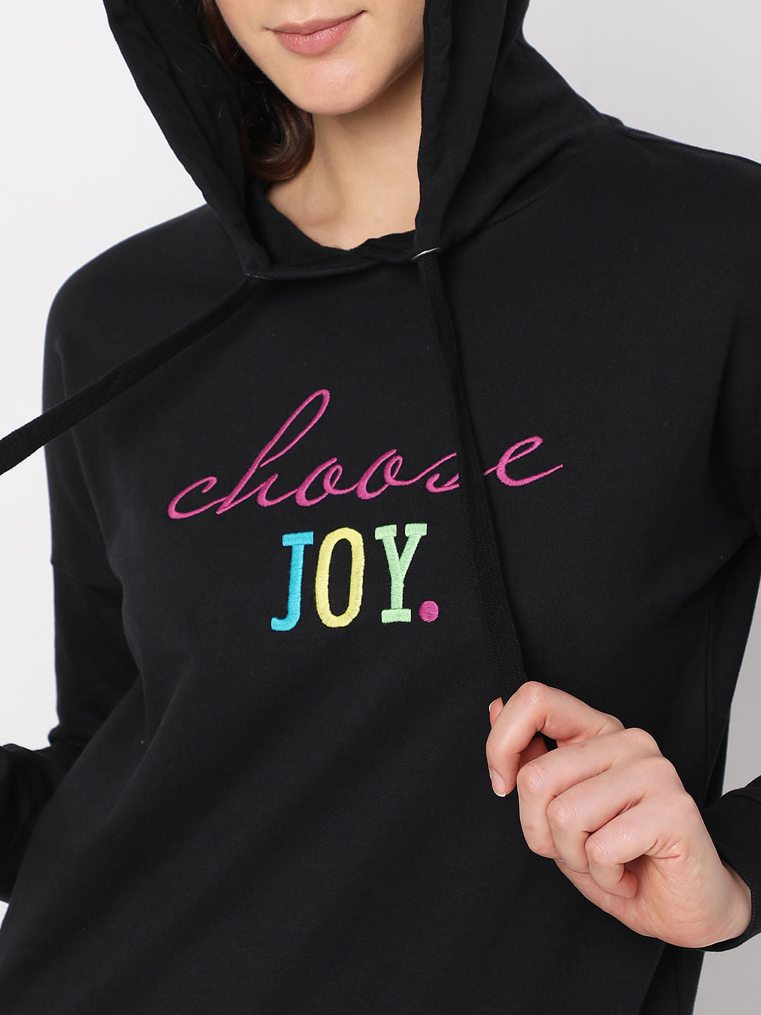 Black Hooded Sweatshirt