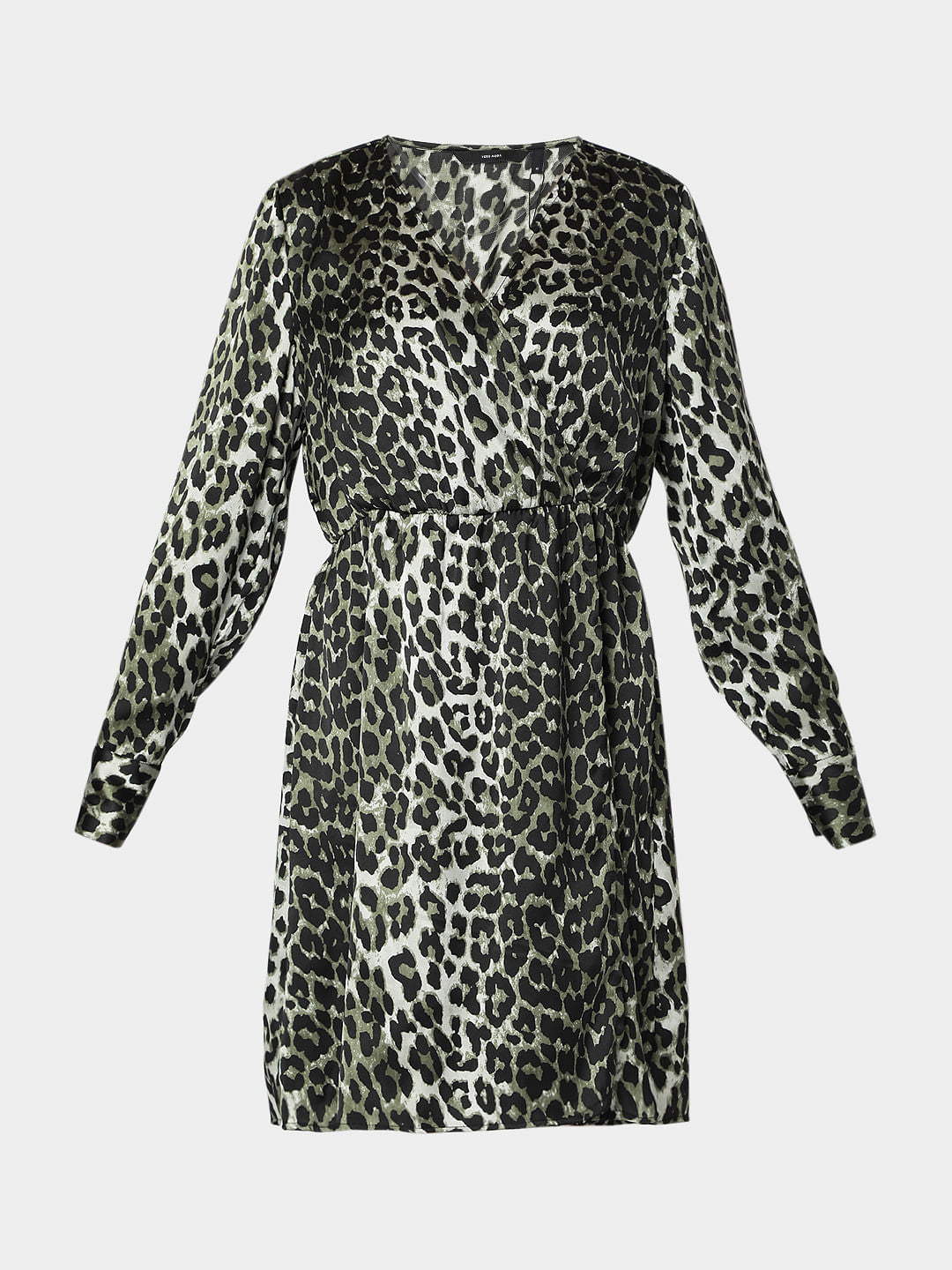 Green Animal Print Dress