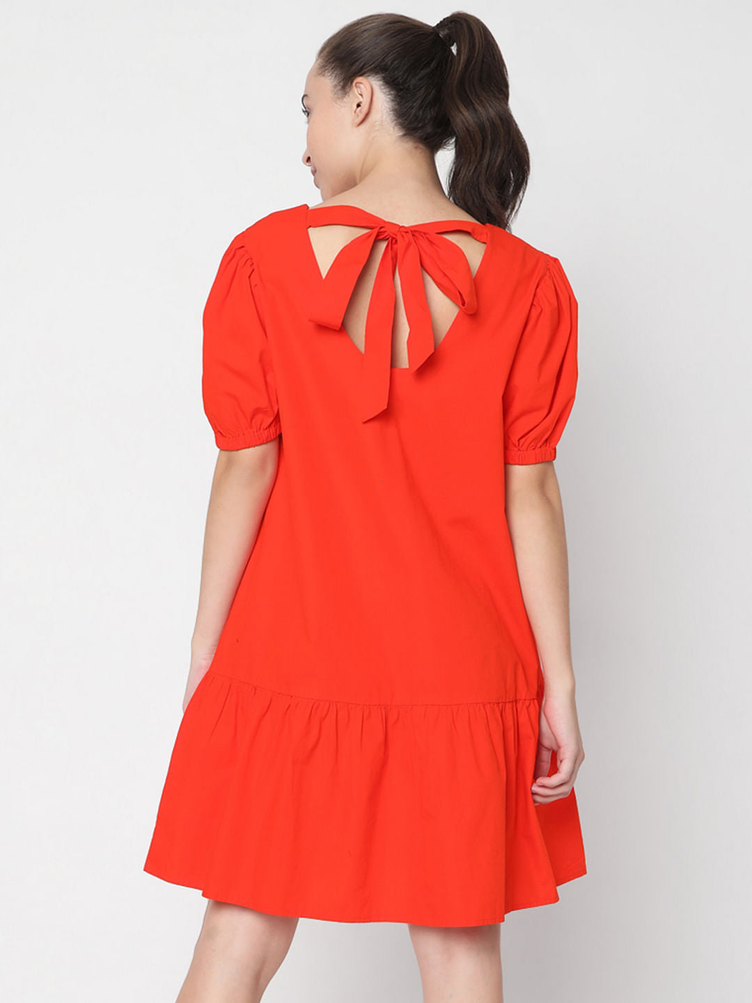Red Shift Dress