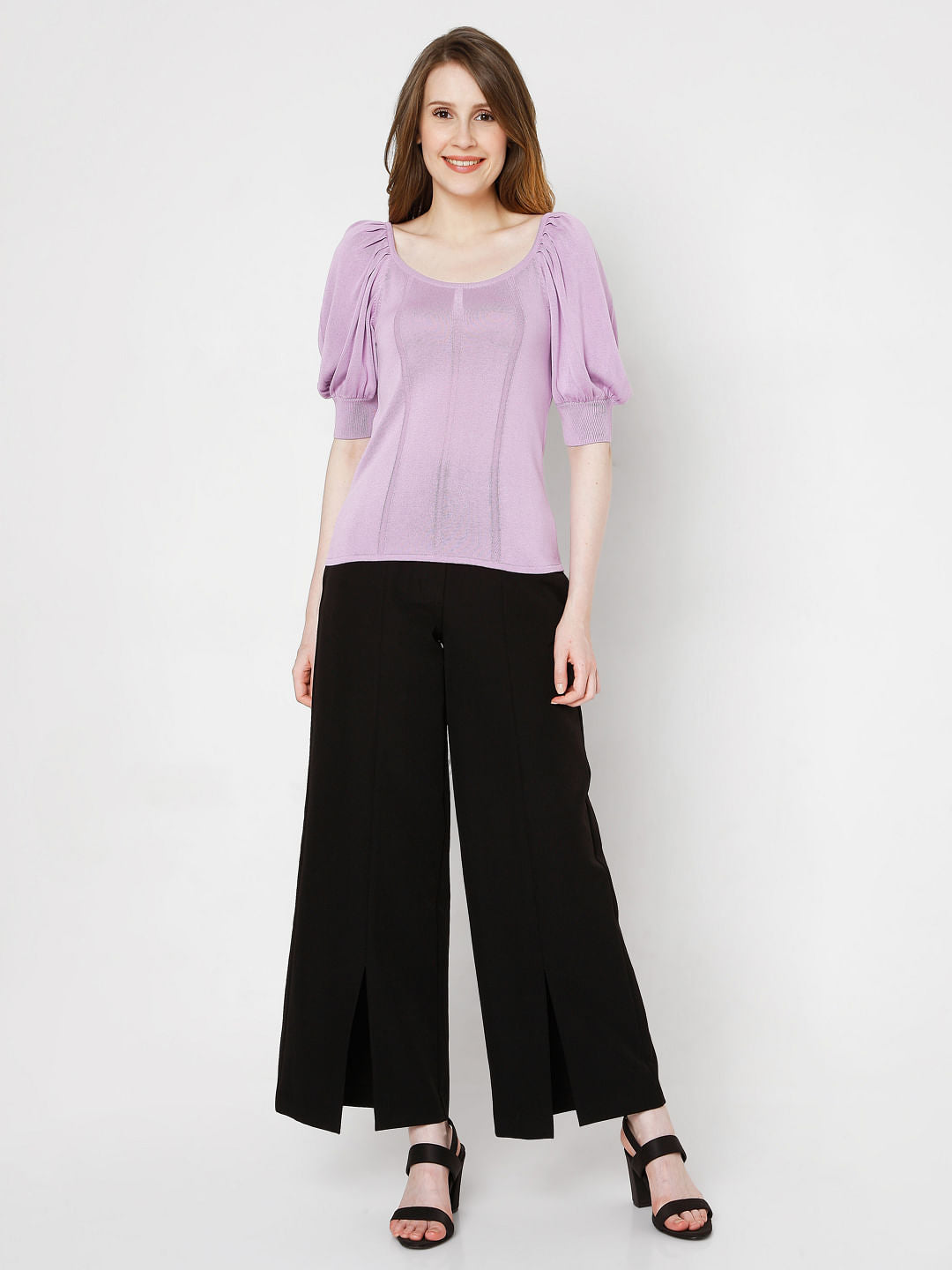 Lilac Knit Top