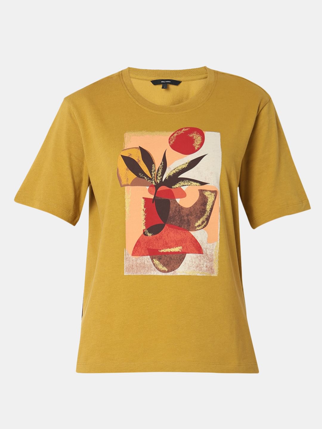 Green Floral Print T-Shirt