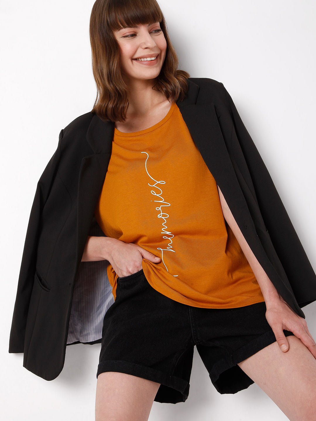 Brown Graphic T-Shirt