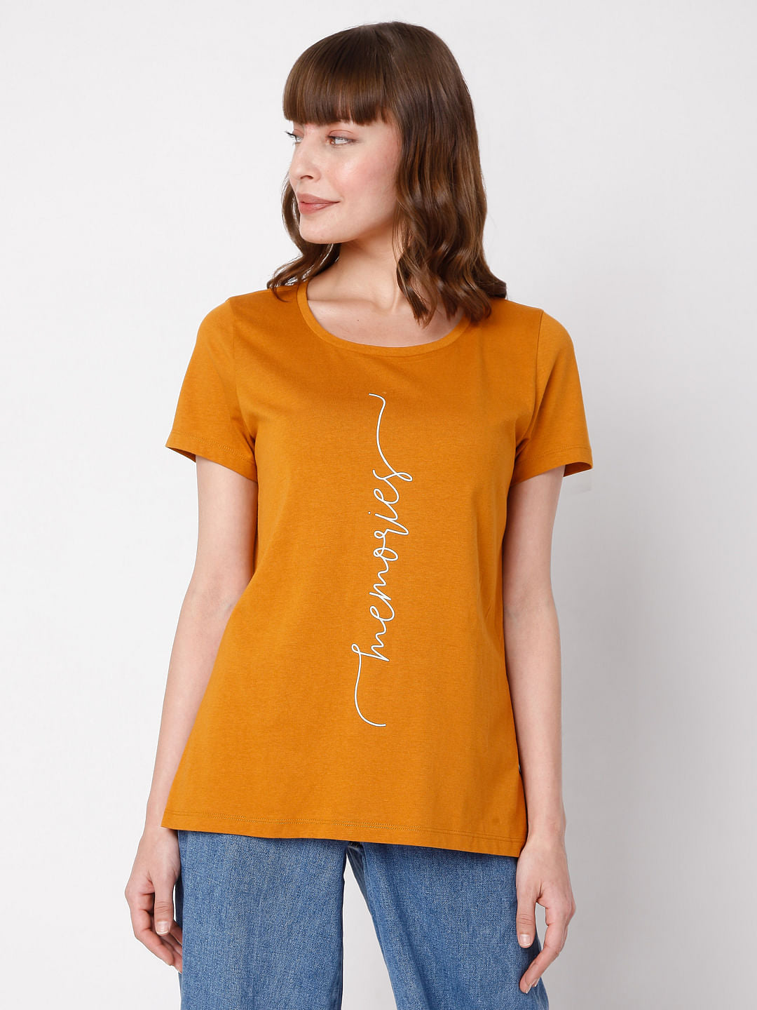 Brown Graphic T-Shirt