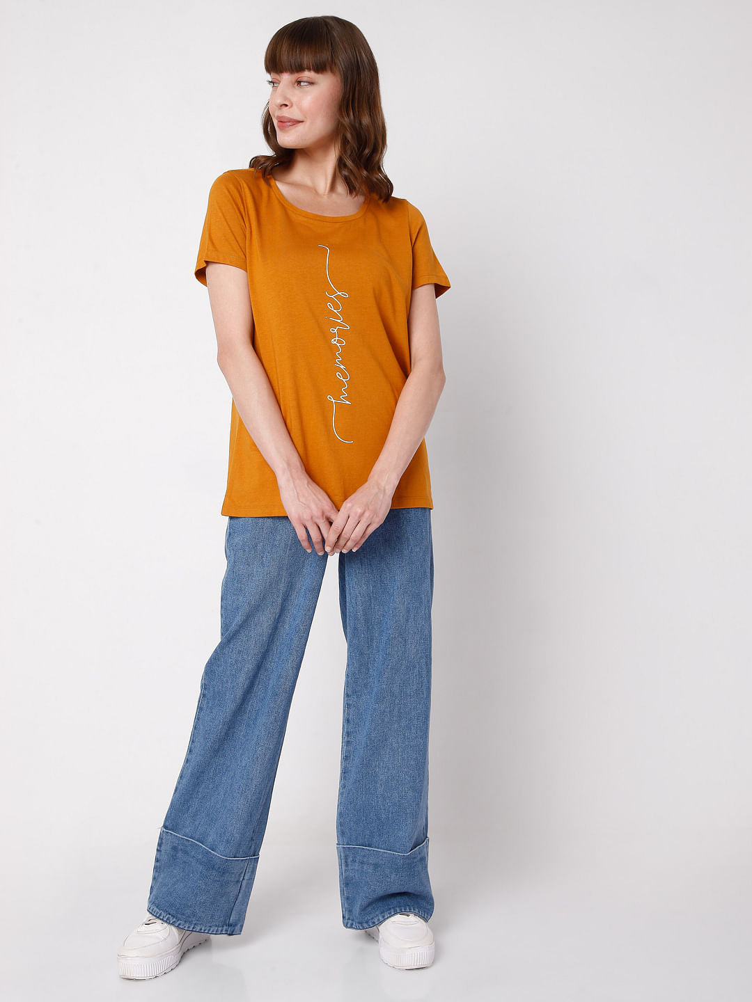 Brown Graphic T-Shirt