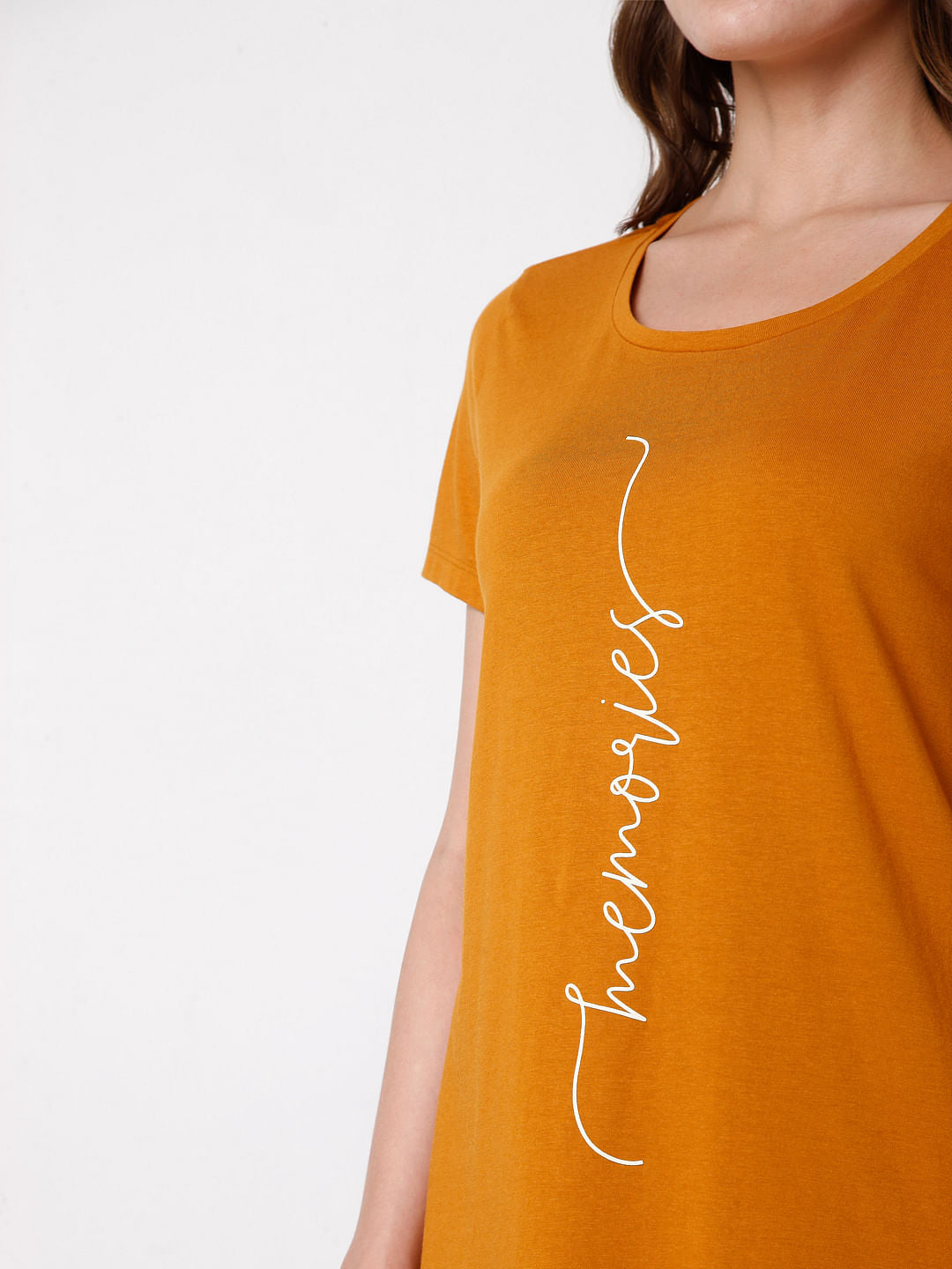 Brown Graphic T-Shirt