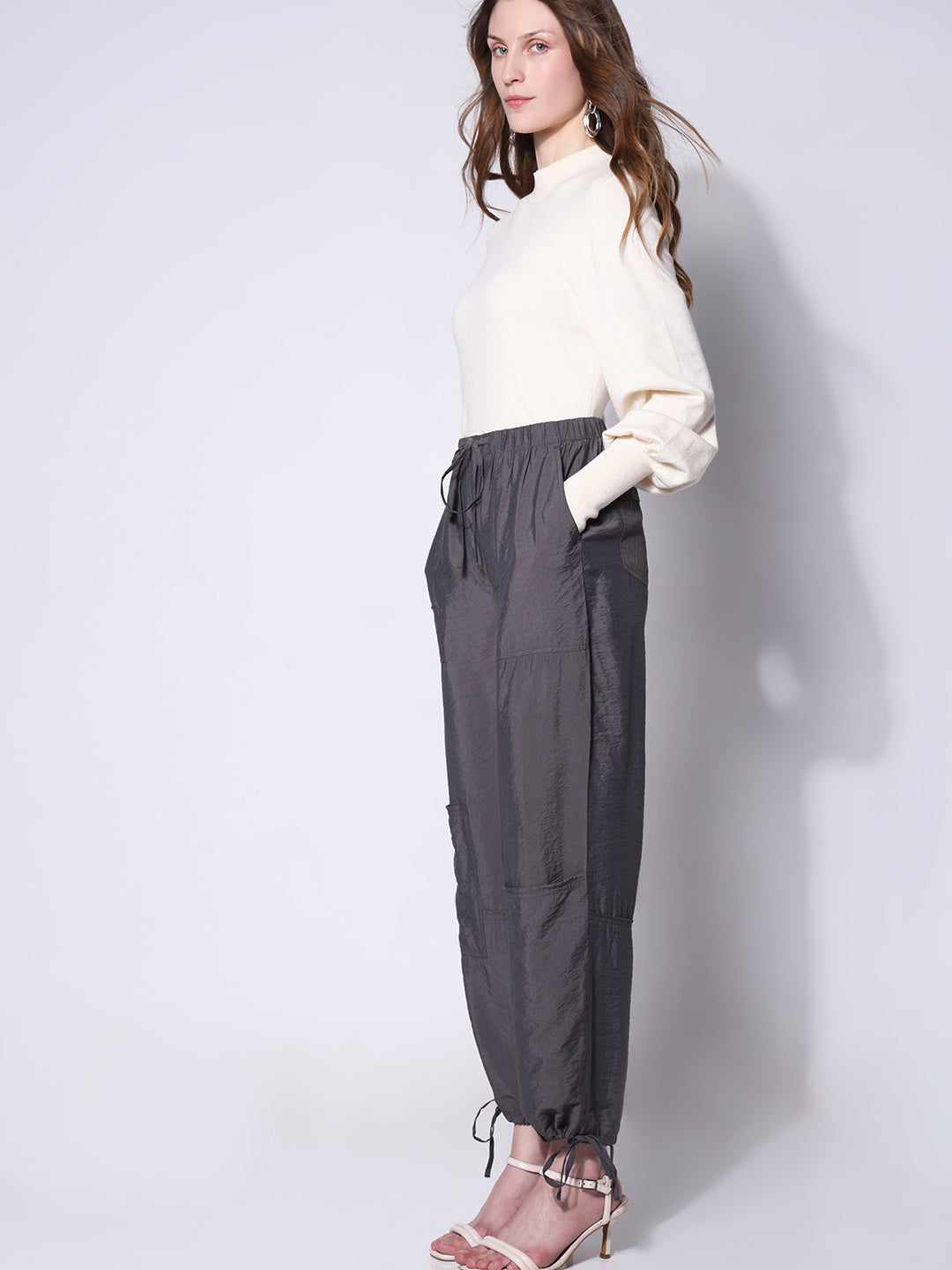VERO MODA Brown Regular Fit Trousers