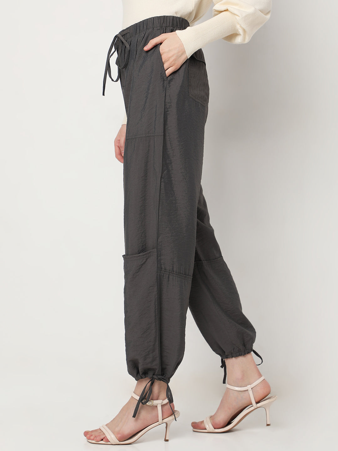 VERO MODA Brown Regular Fit Trousers