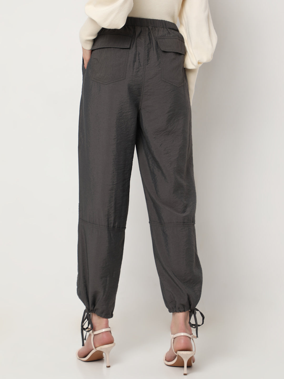 VERO MODA Brown Regular Fit Trousers