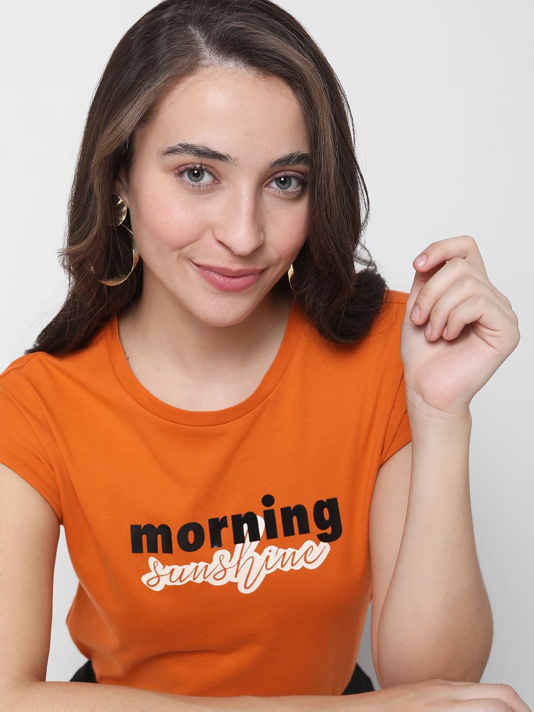Orange Graphic T-Shirt