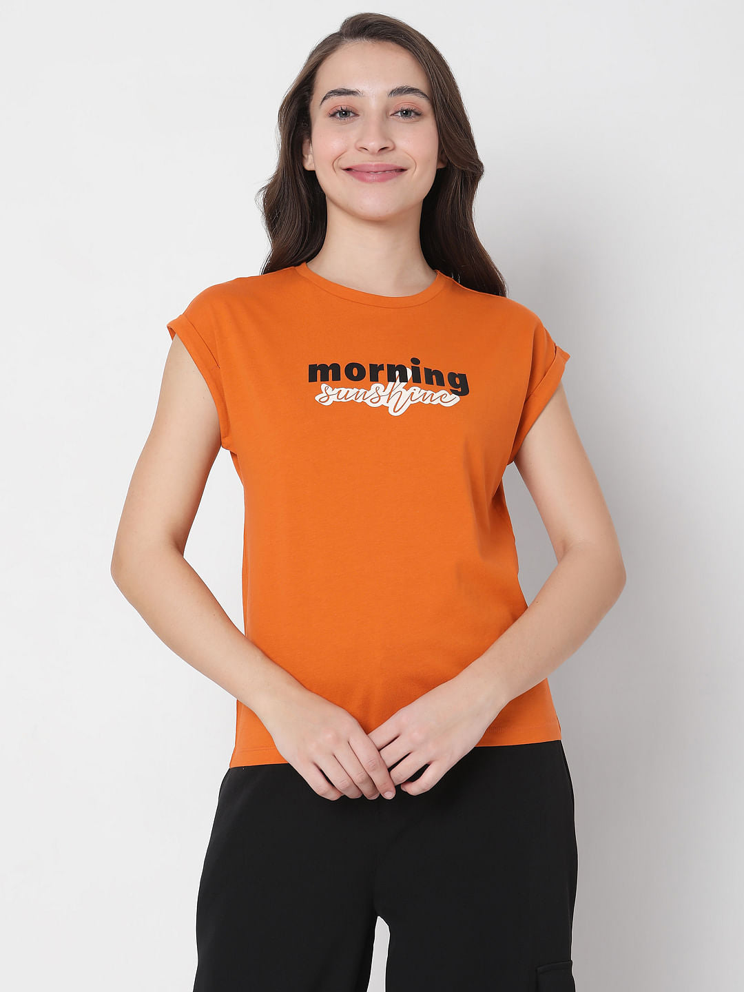 Orange Graphic T-Shirt