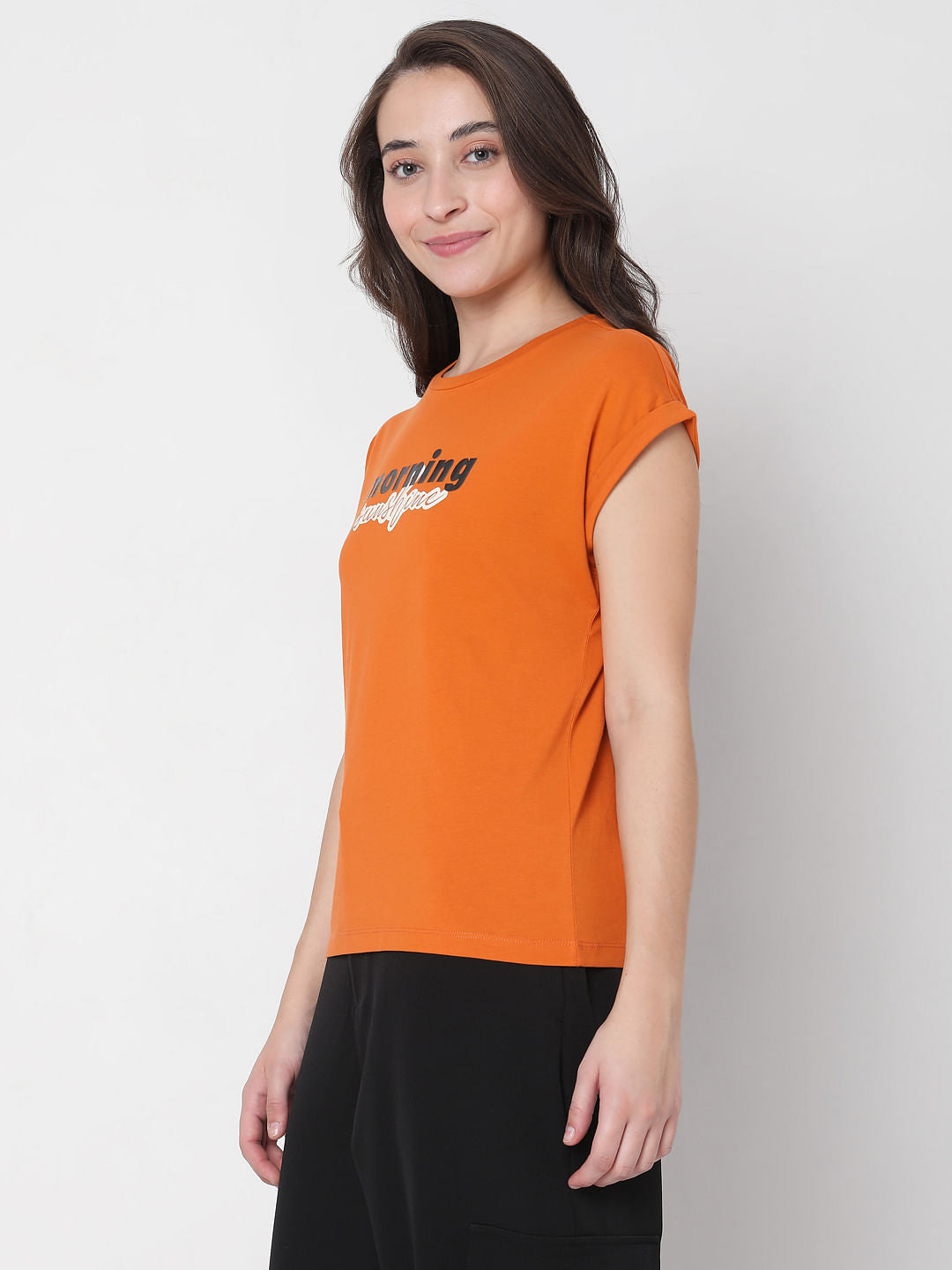 Orange Graphic T-Shirt