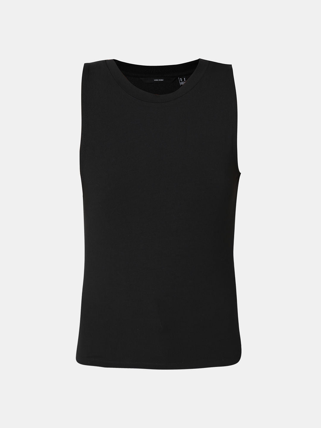 Black O-Neck Tank Top