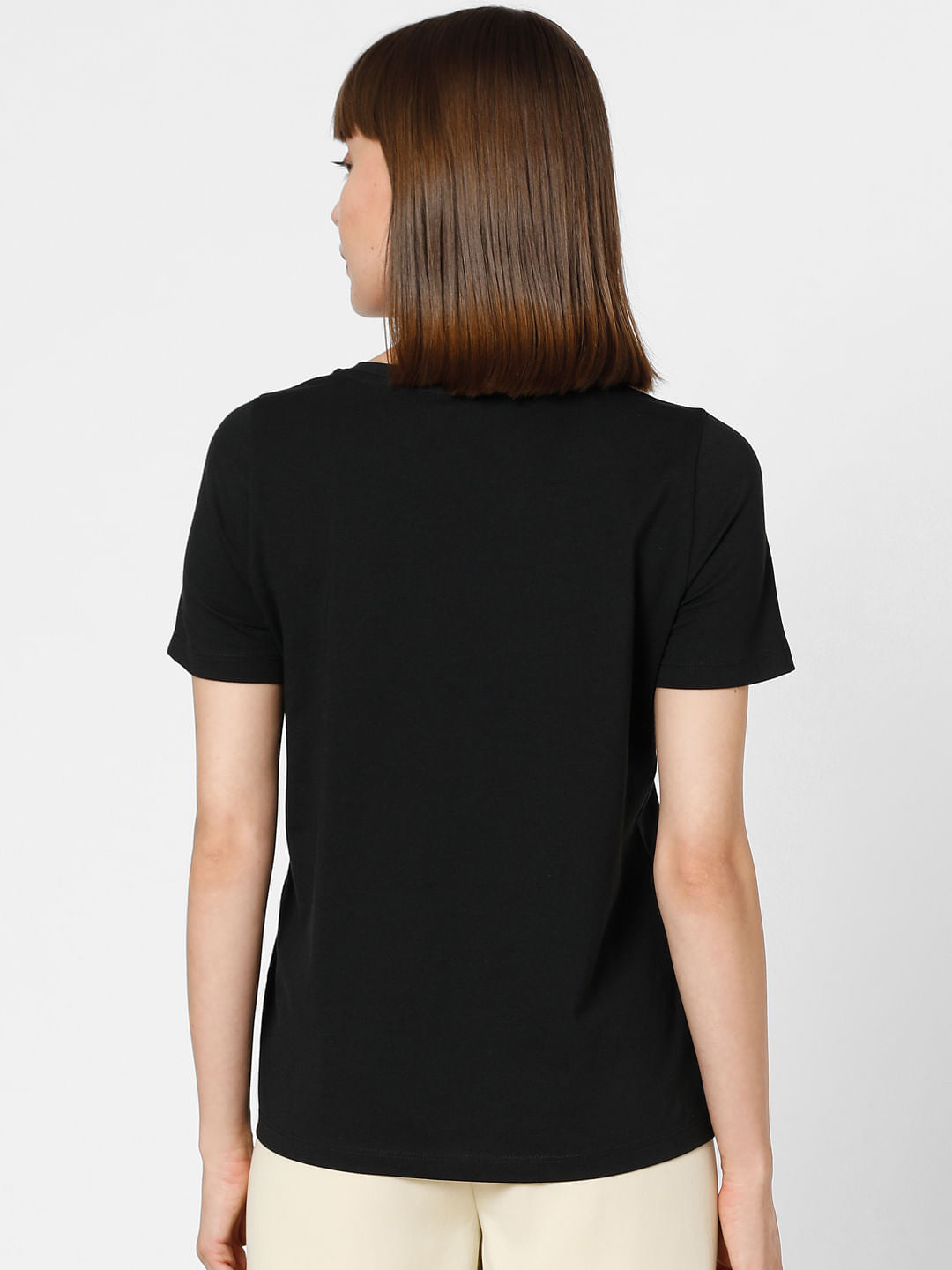 Black Graphic Print T-Shirt