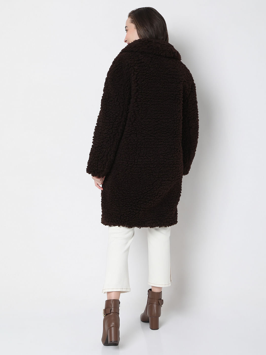 Dark Brown Teddy Coat