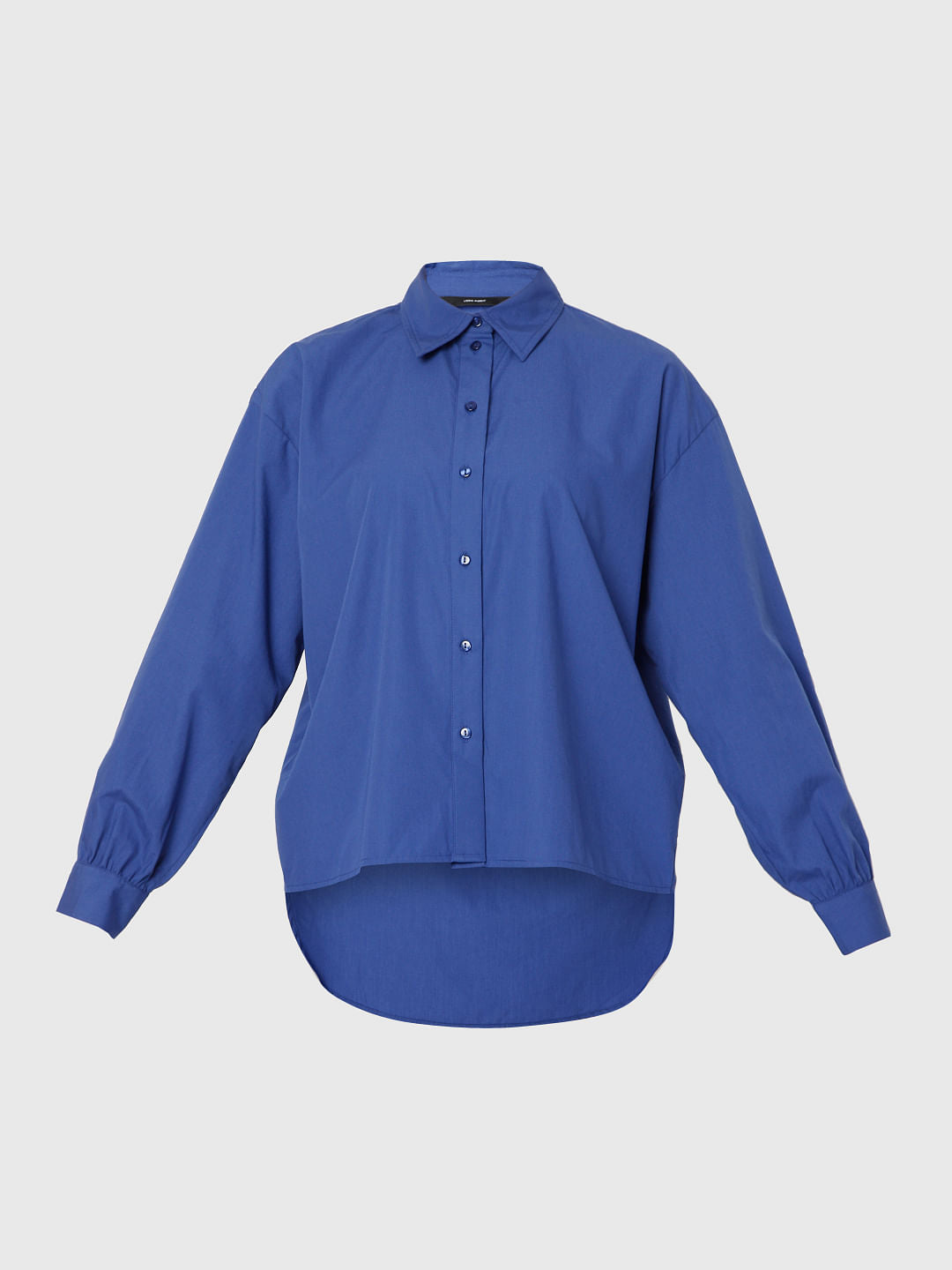 Blue High Low Shirt