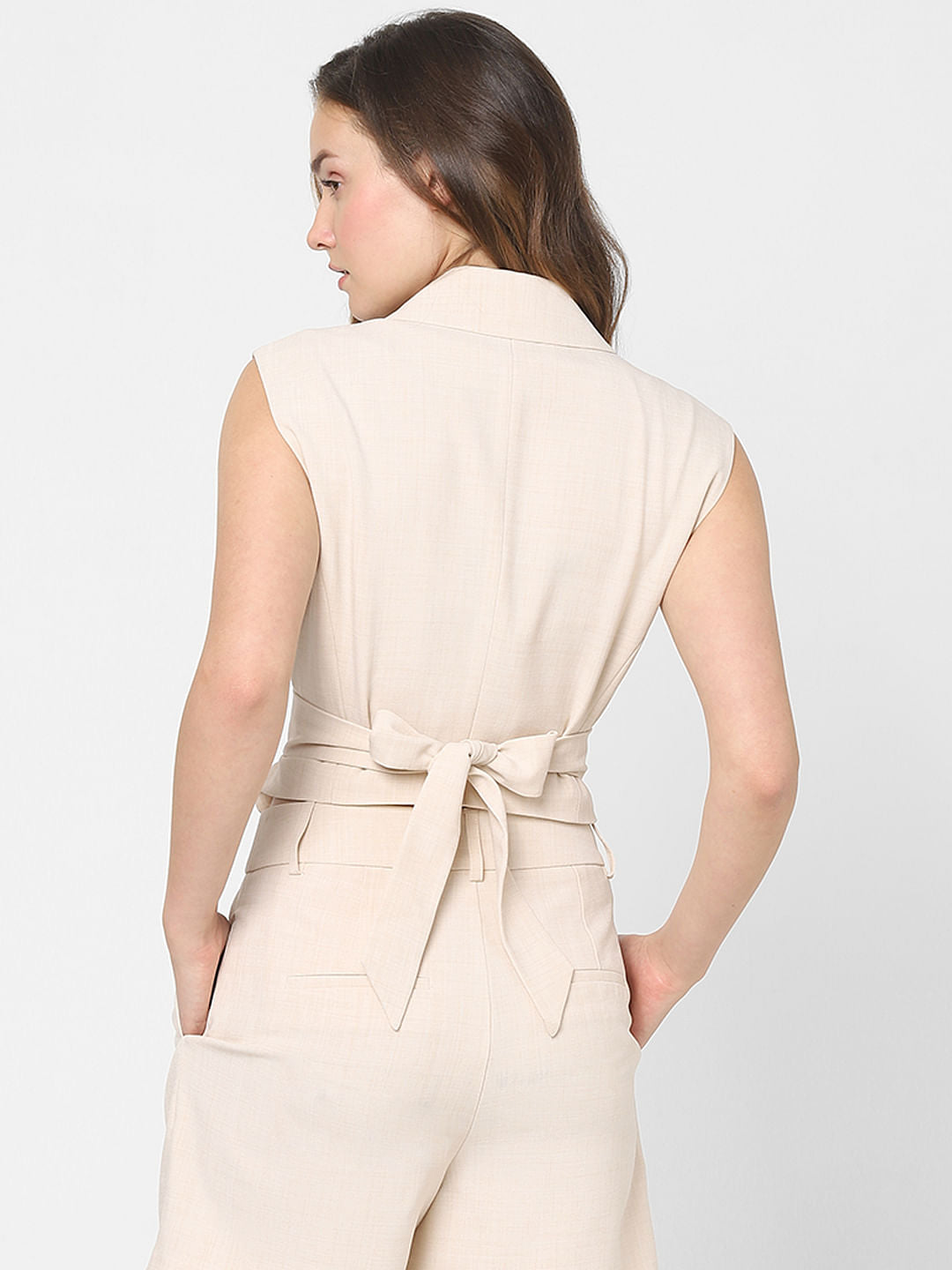 Beige Co-Ord Waiscoat