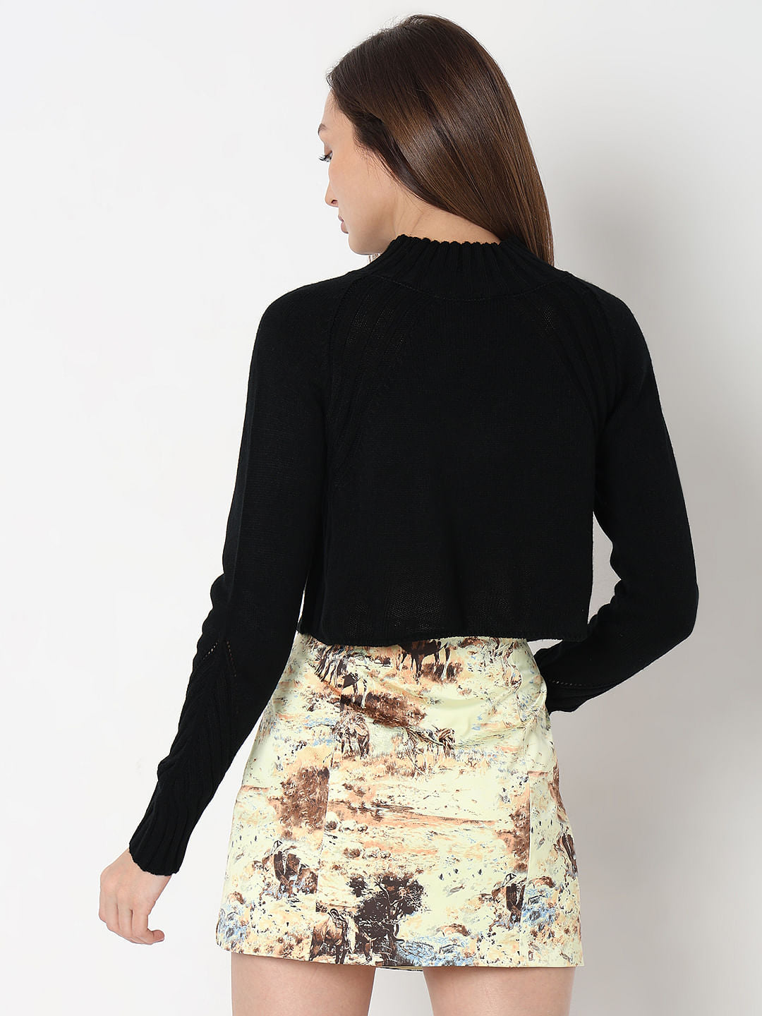 Black Turtle Neck Pullover