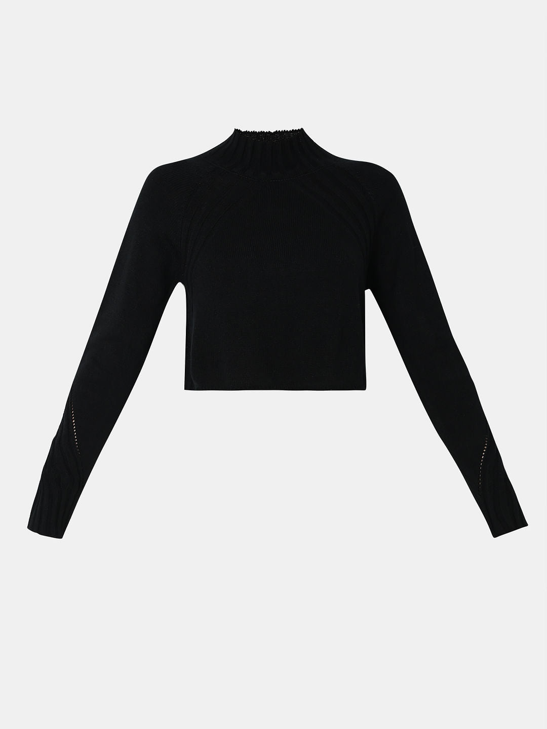 Black Turtle Neck Pullover