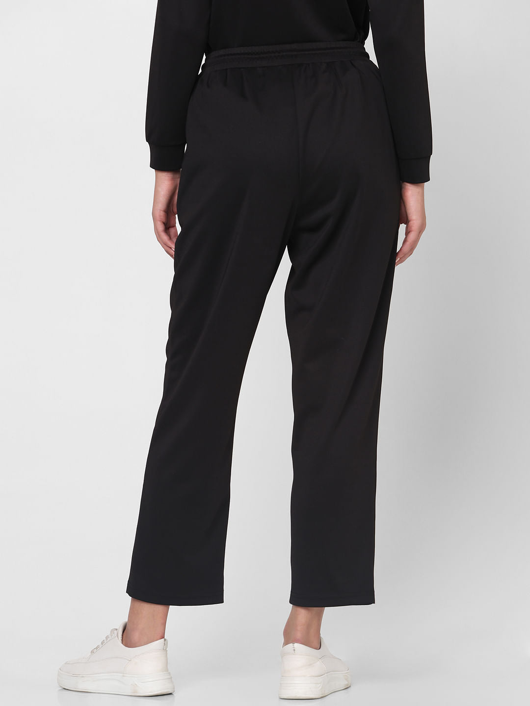 Black High Rise Co-Ord Set Sweatpants