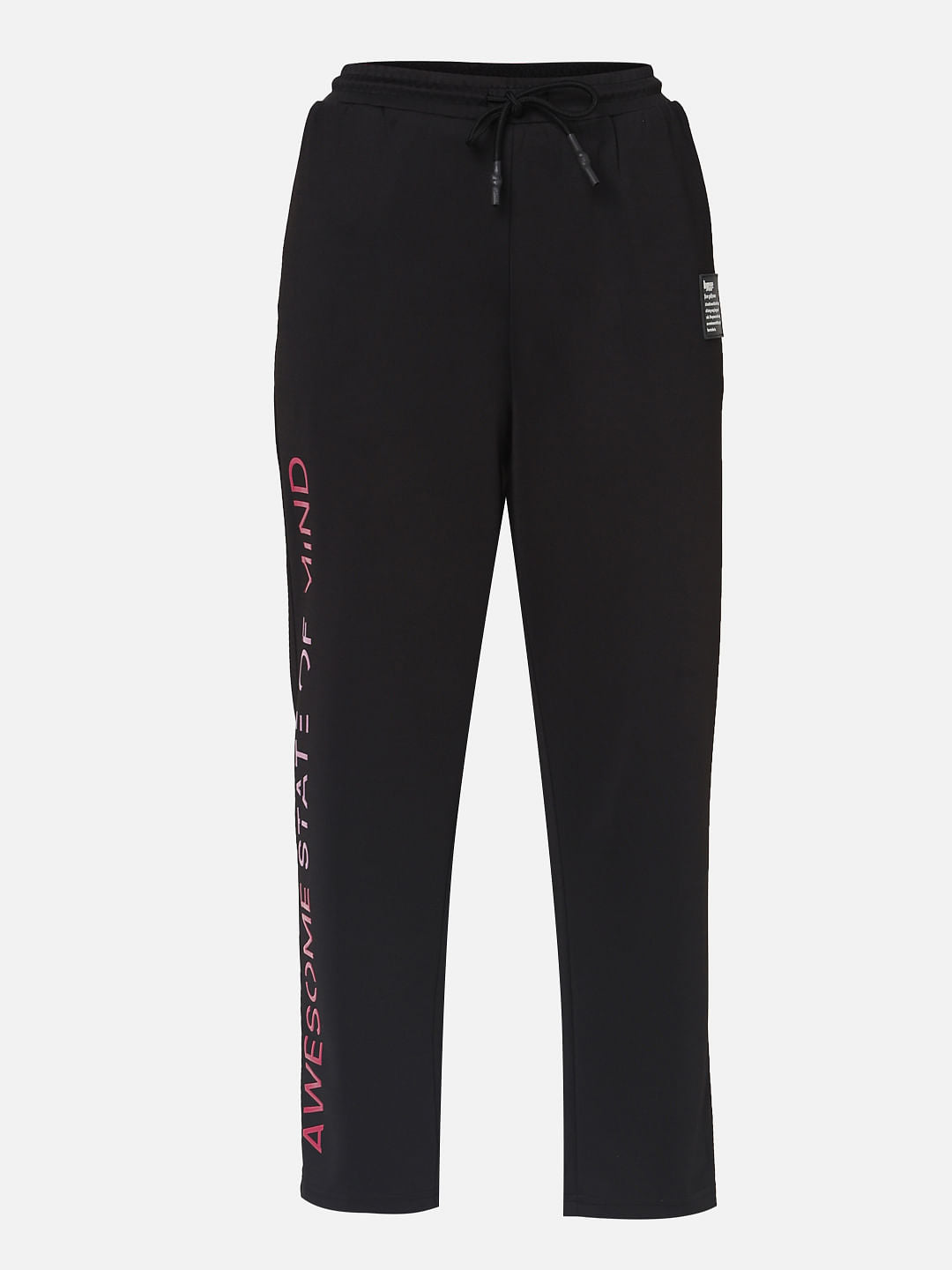 Black High Rise Co-Ord Set Sweatpants