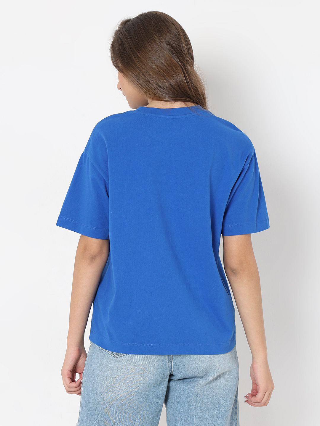 Blue Graphic Print T-Shirt