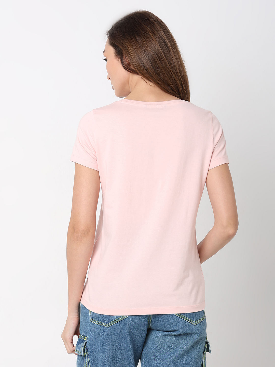 Pink Floral Print T-Shirt