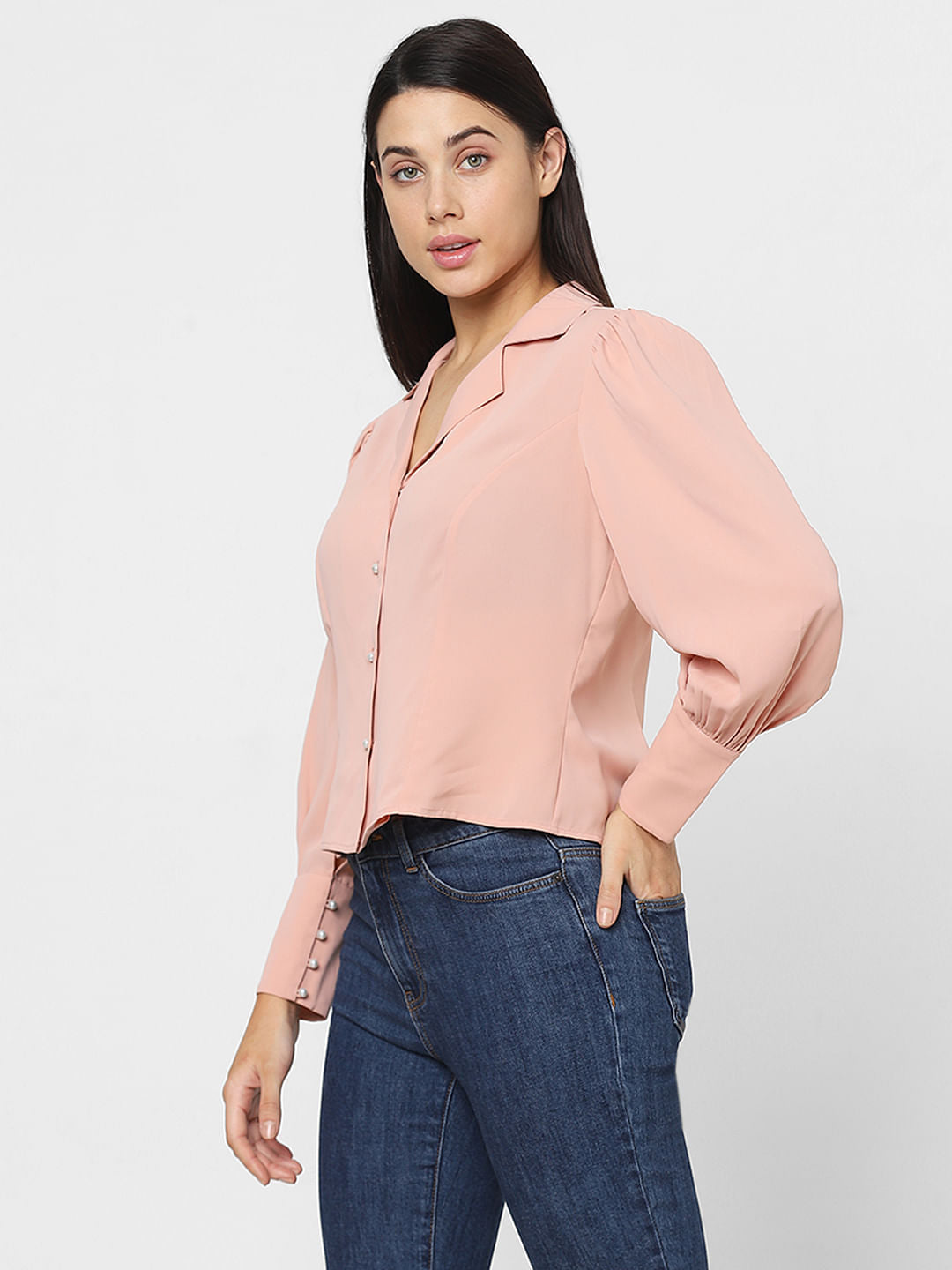 Pink Full Sleeves Shirt