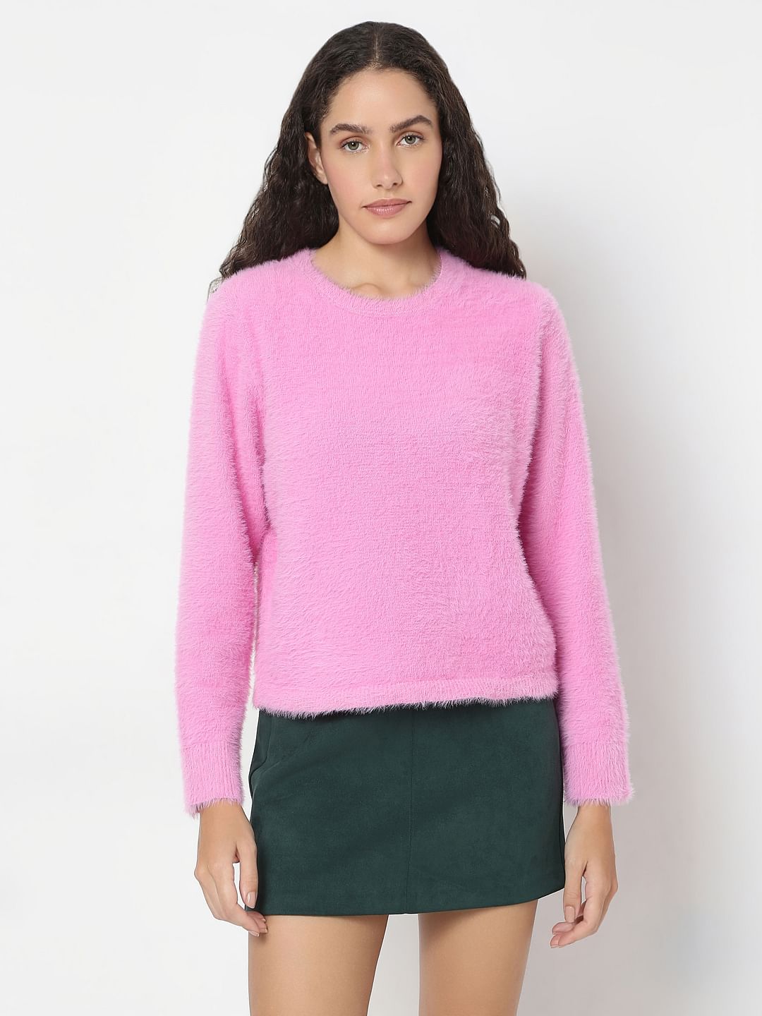 Pink Fuzzy Pullover
