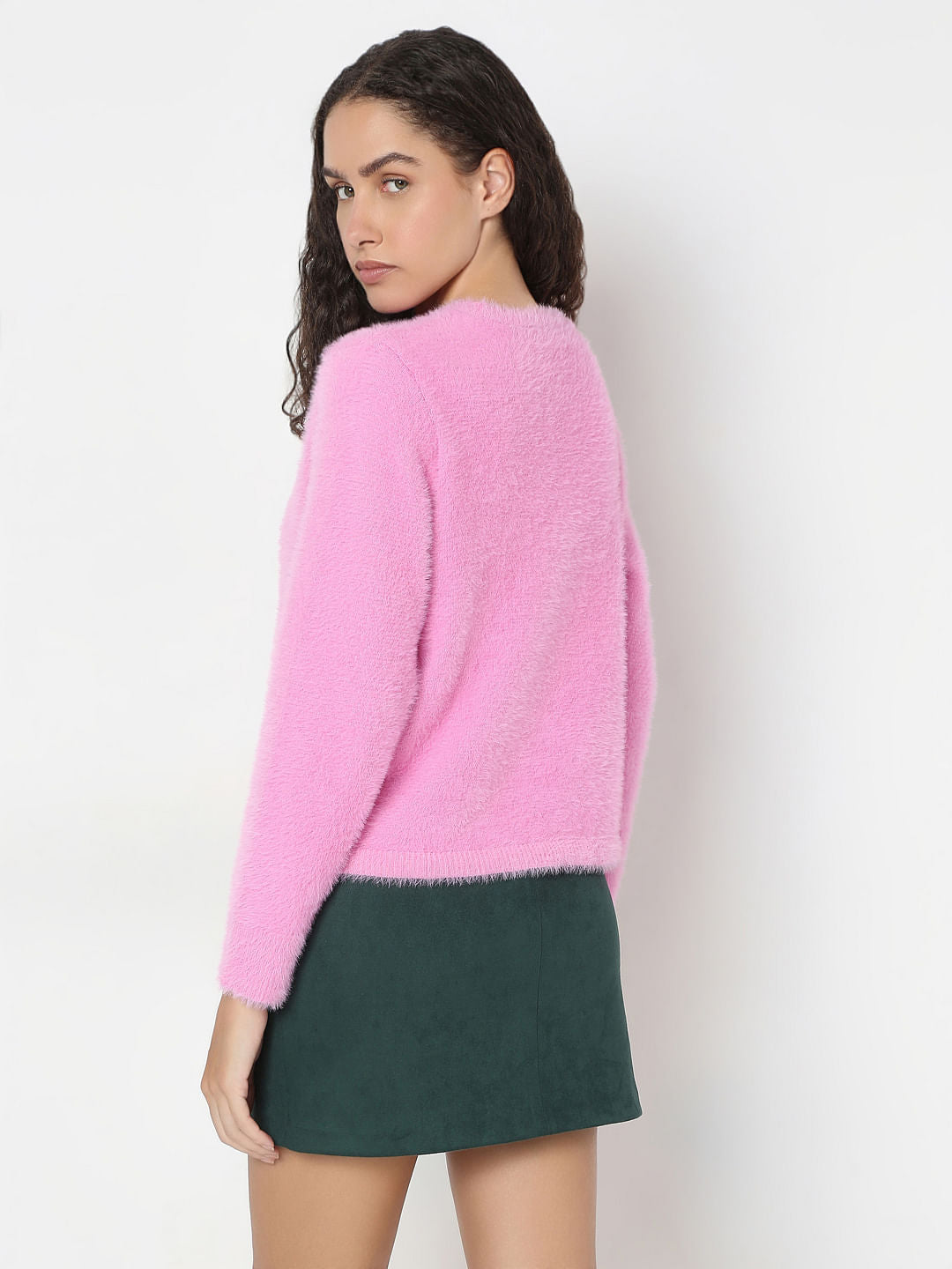 Pink Fuzzy Pullover
