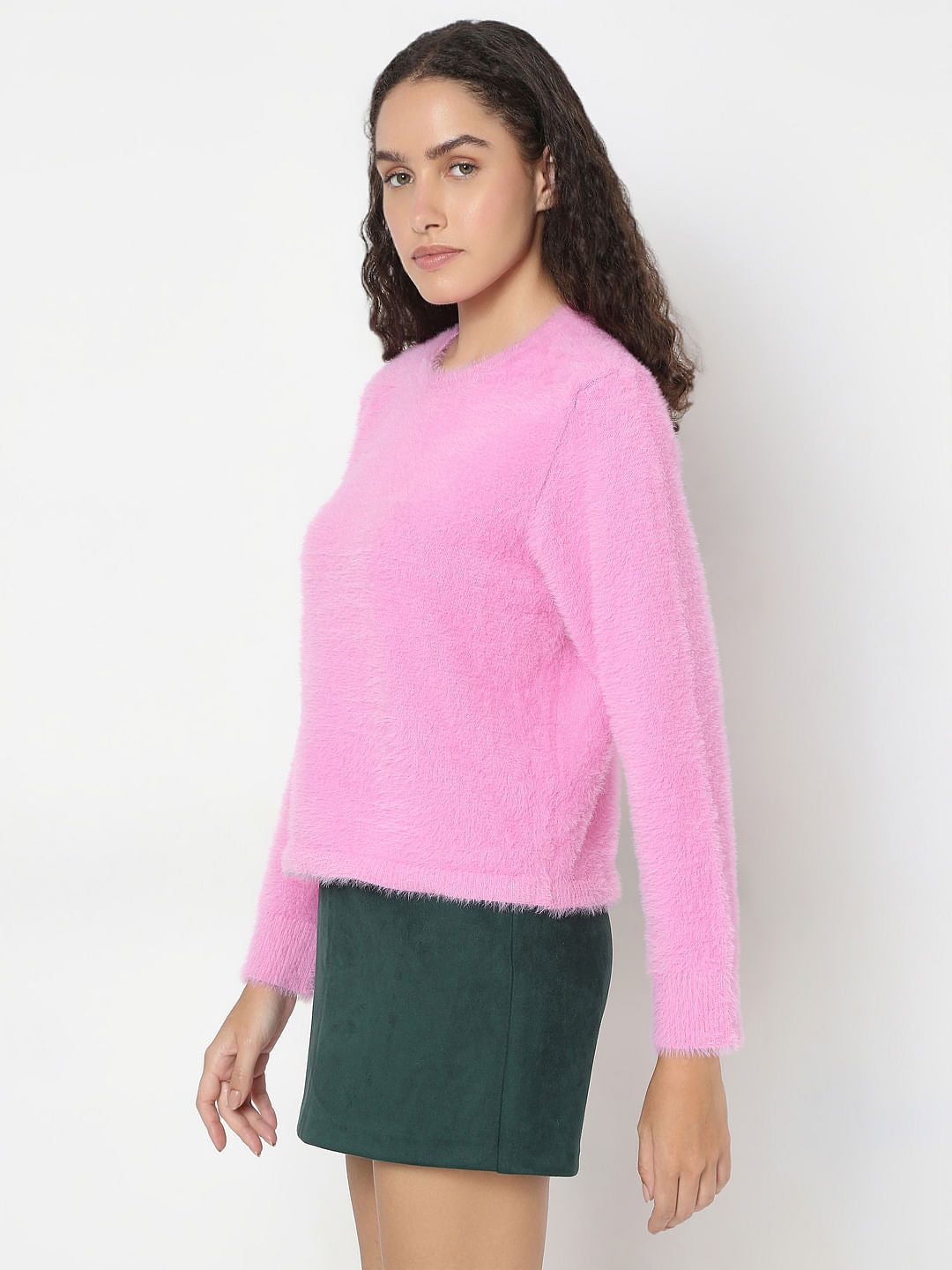 Pink Fuzzy Pullover