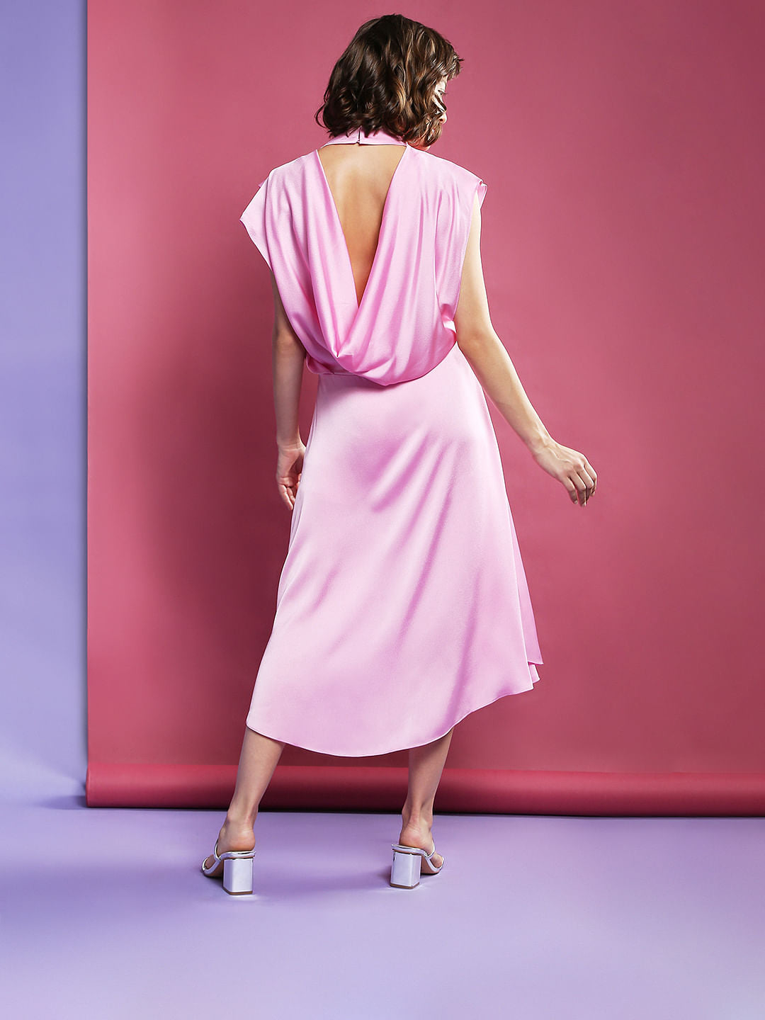 Marquee Pink Backless Dress