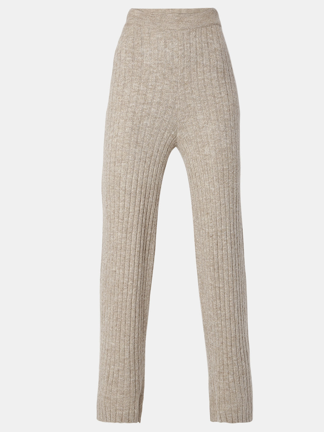 Brown High Rise Wide Leg Co-Ord Pants